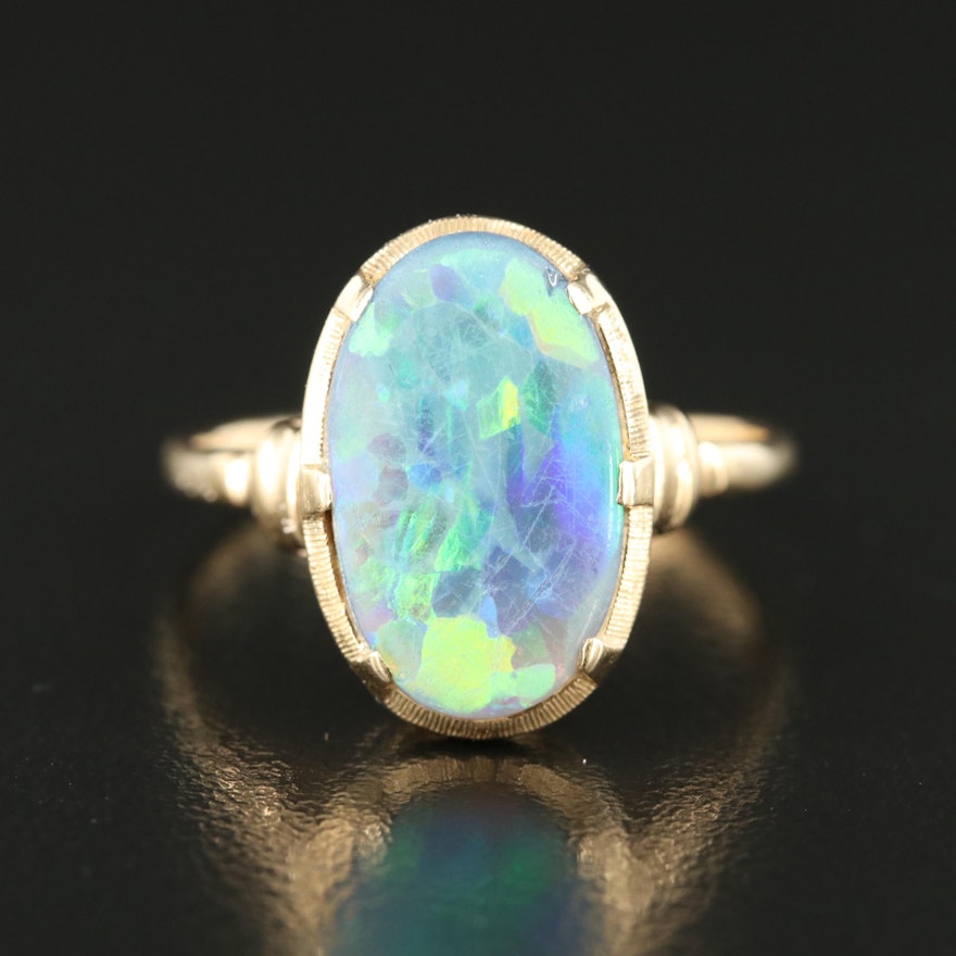 14K Opal Ring