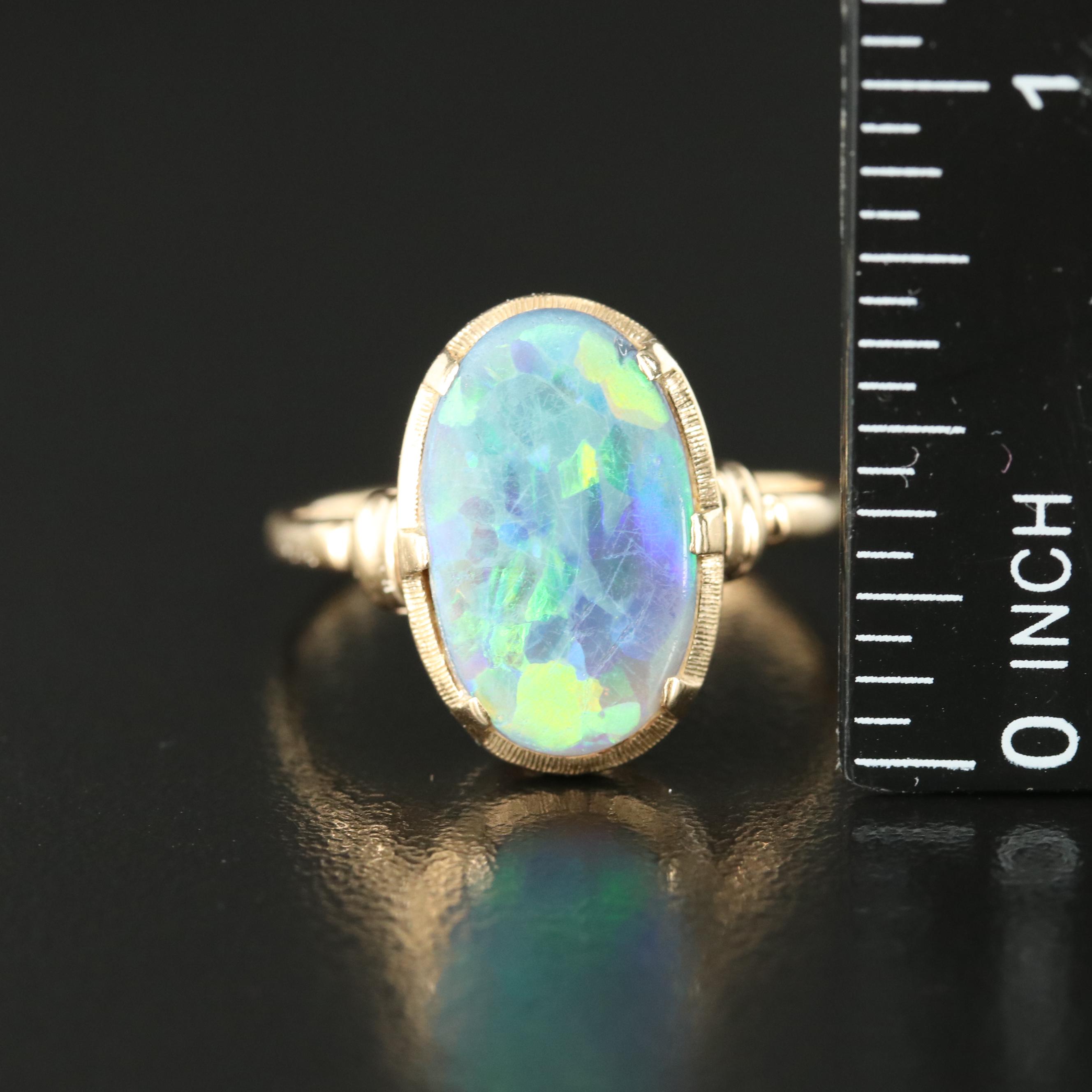 14K Opal Ring