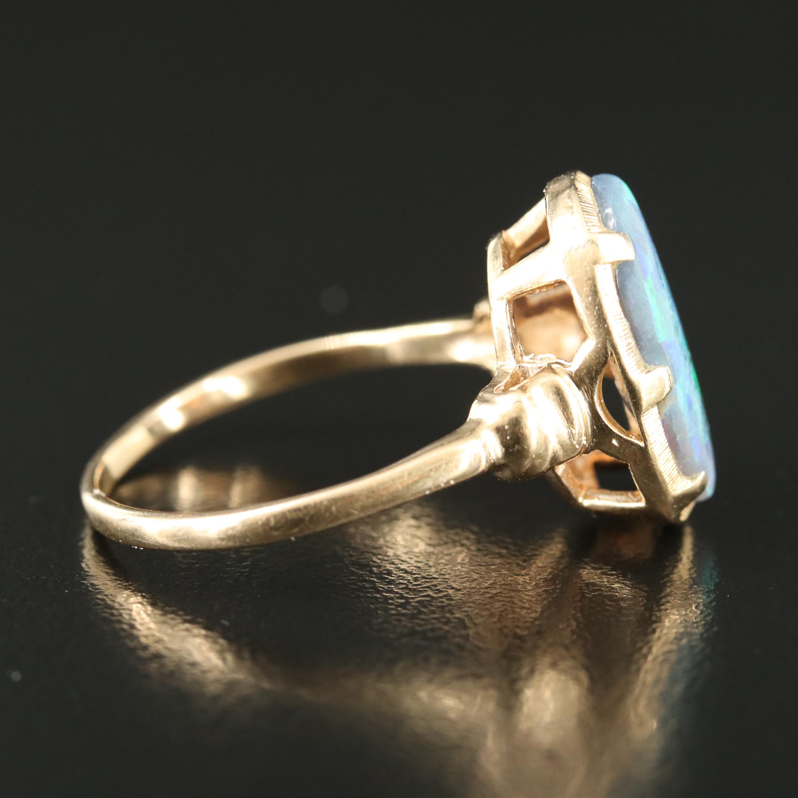 14K Opal Ring