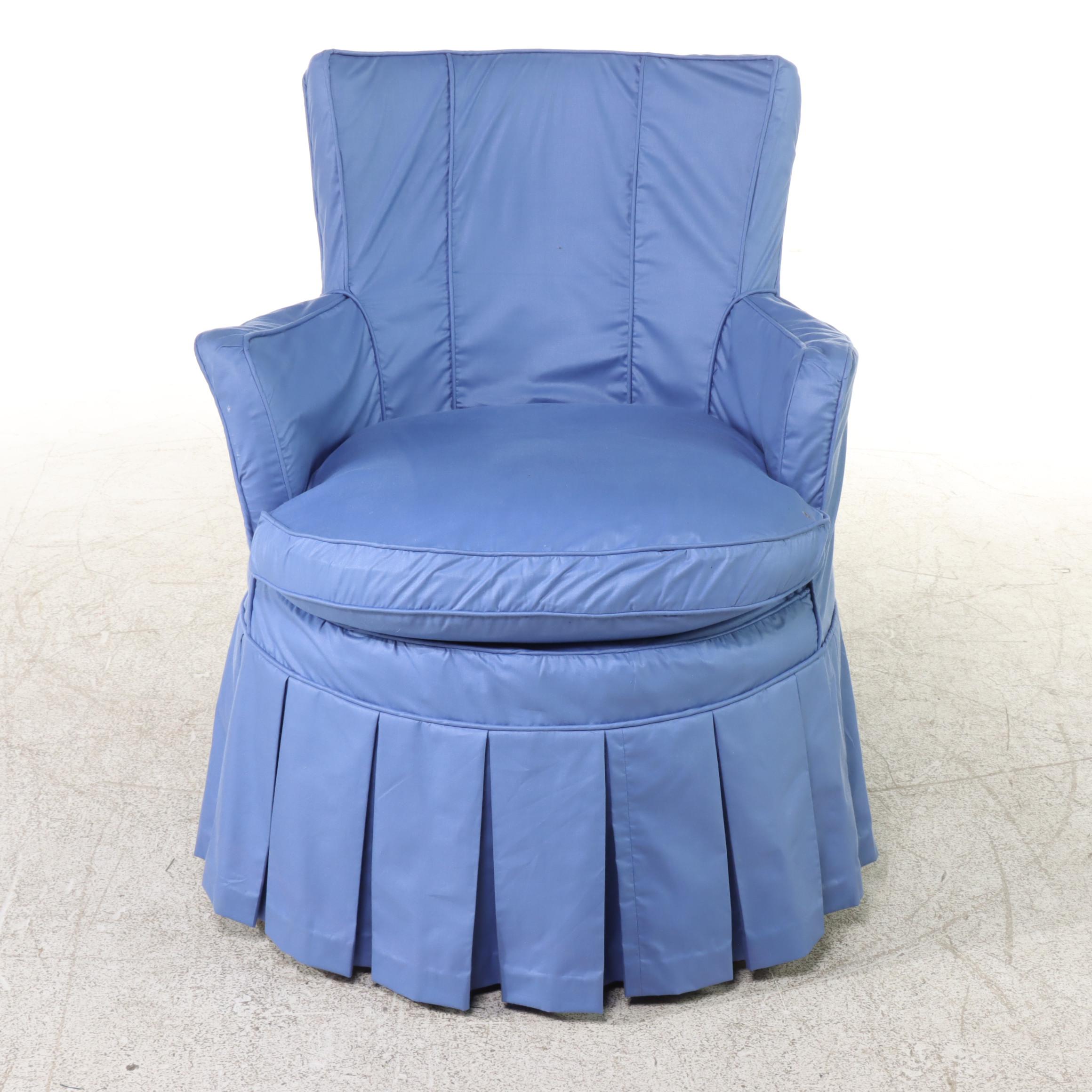 Cox Manufacturing Co. Inc. Custom-Slipcovered Armchair, 20th Century