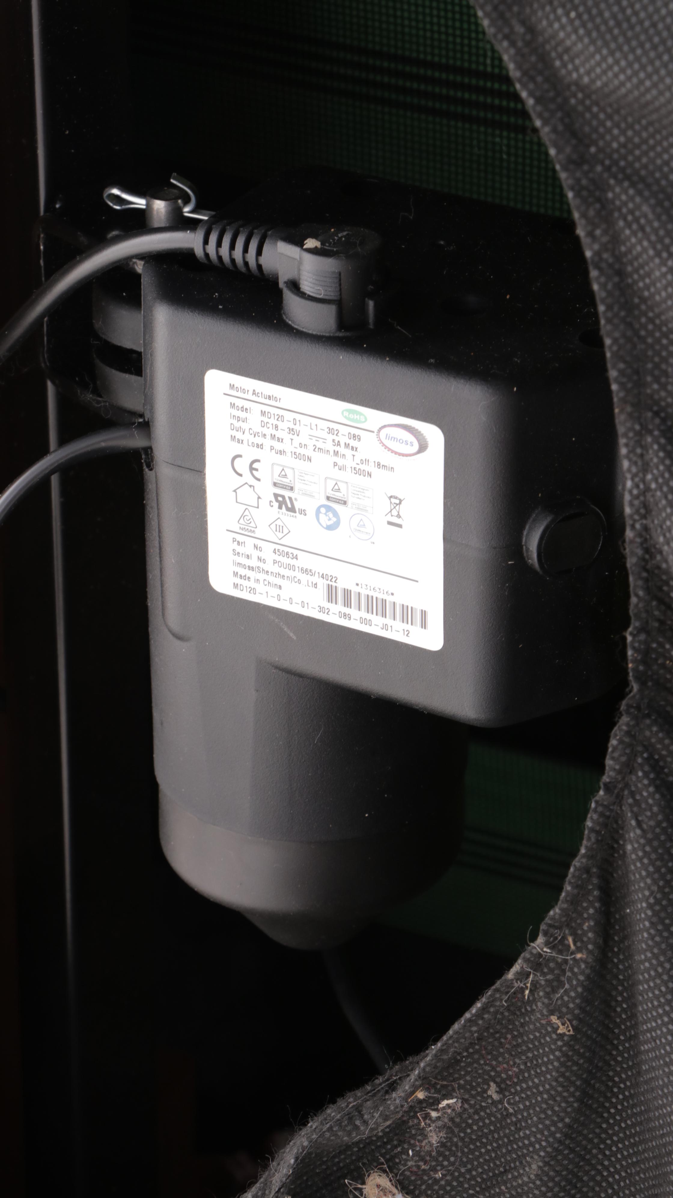 Ashley Furniture Bonded Leather Sectional Sofa with Reclining Feature, Storage