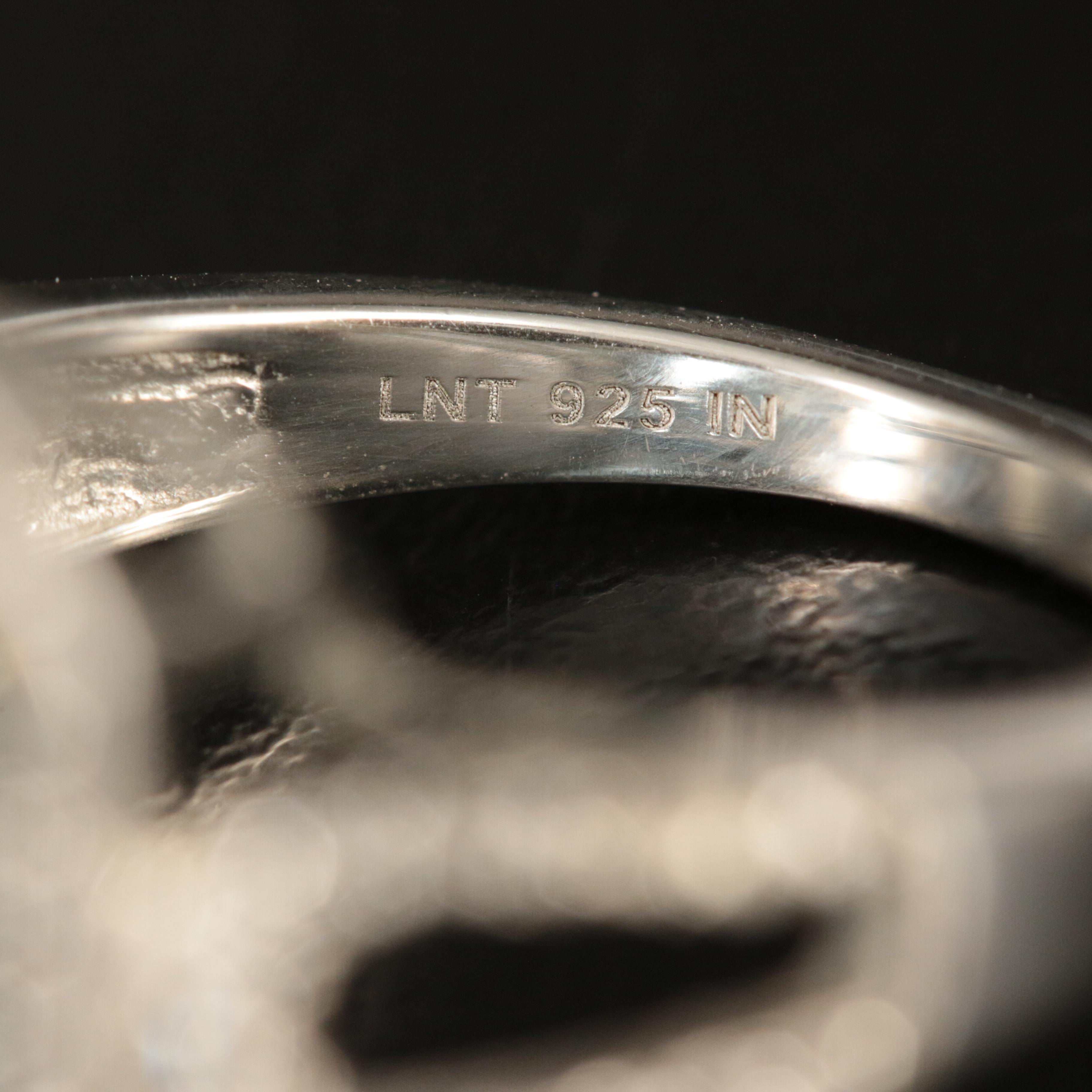 Sterling Sky Blue and White Topaz Ring