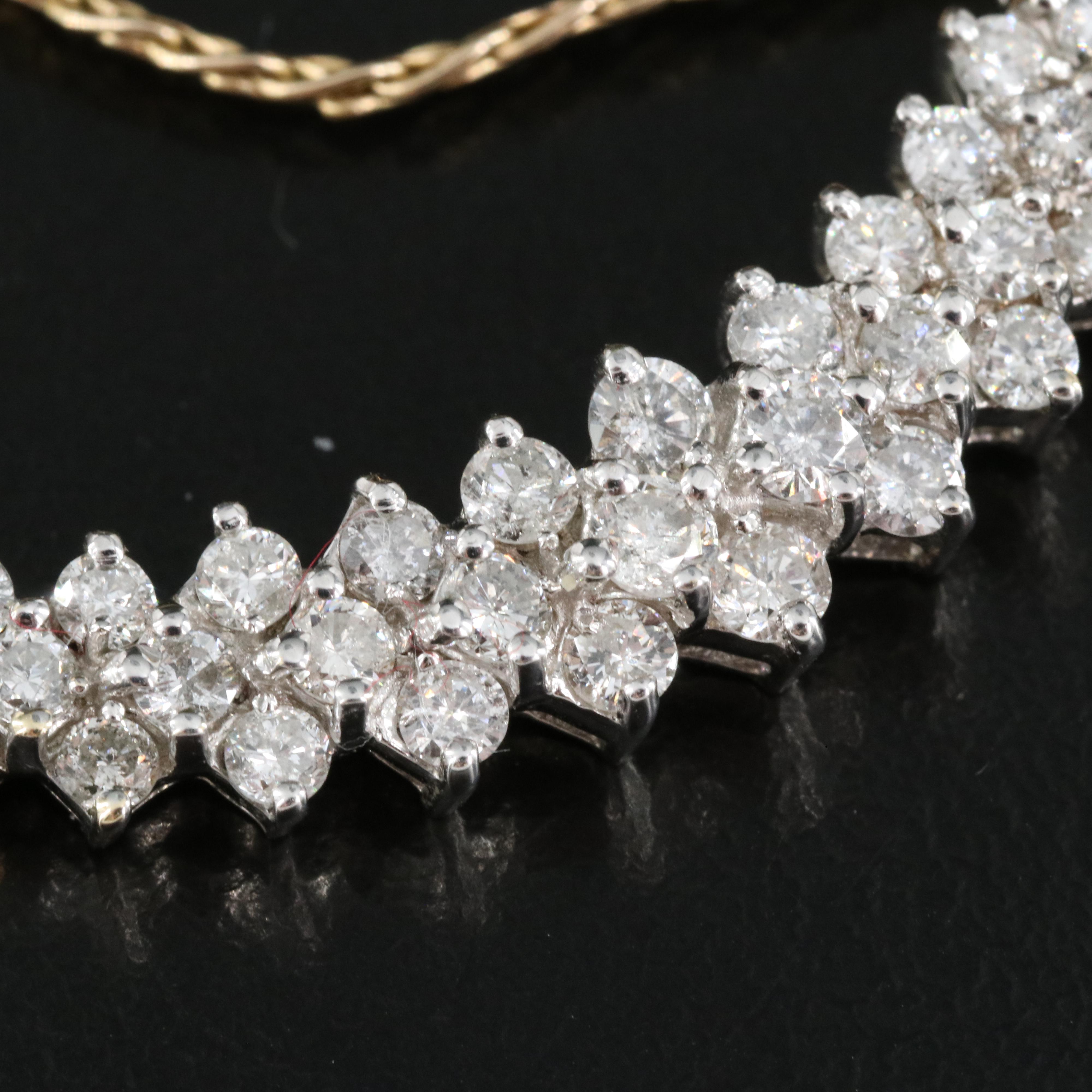 Italian 14K 1.53 CTW Diamond Necklace