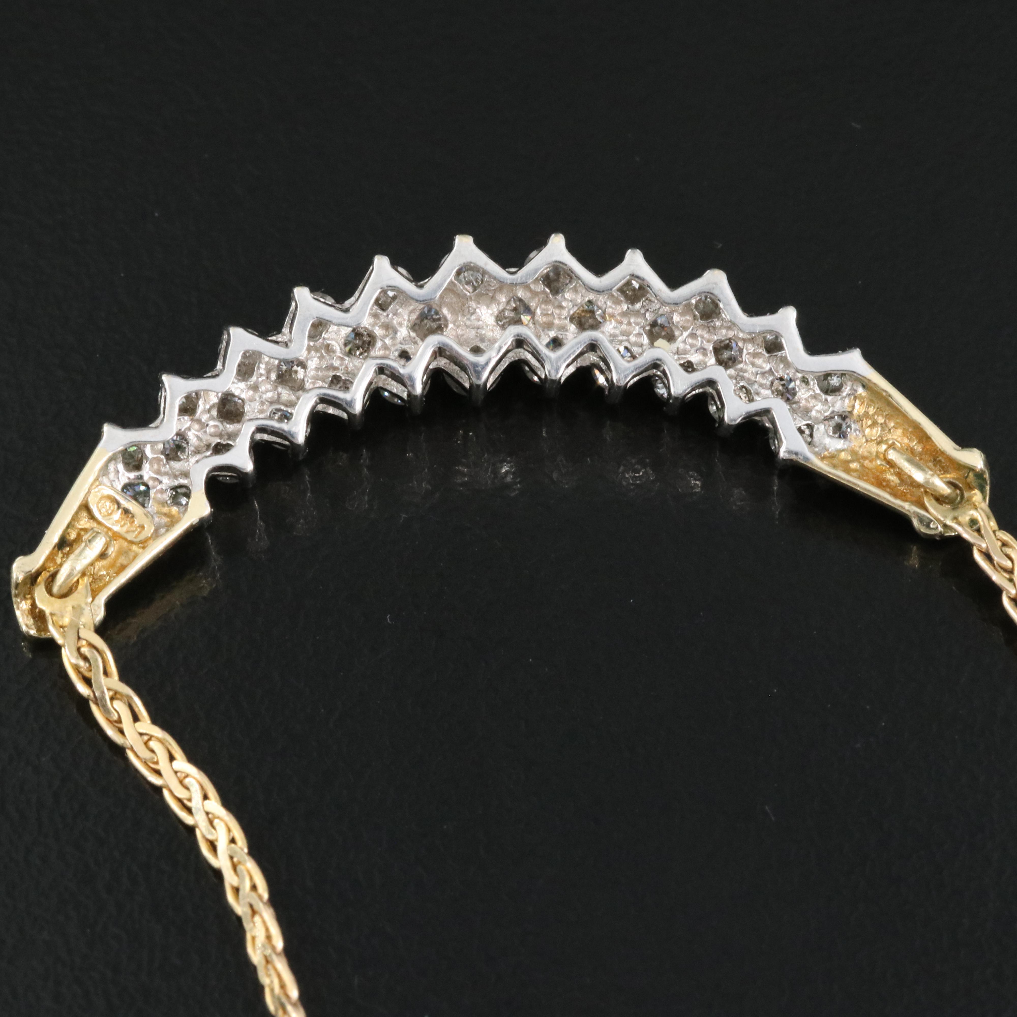 Italian 14K 1.53 CTW Diamond Necklace