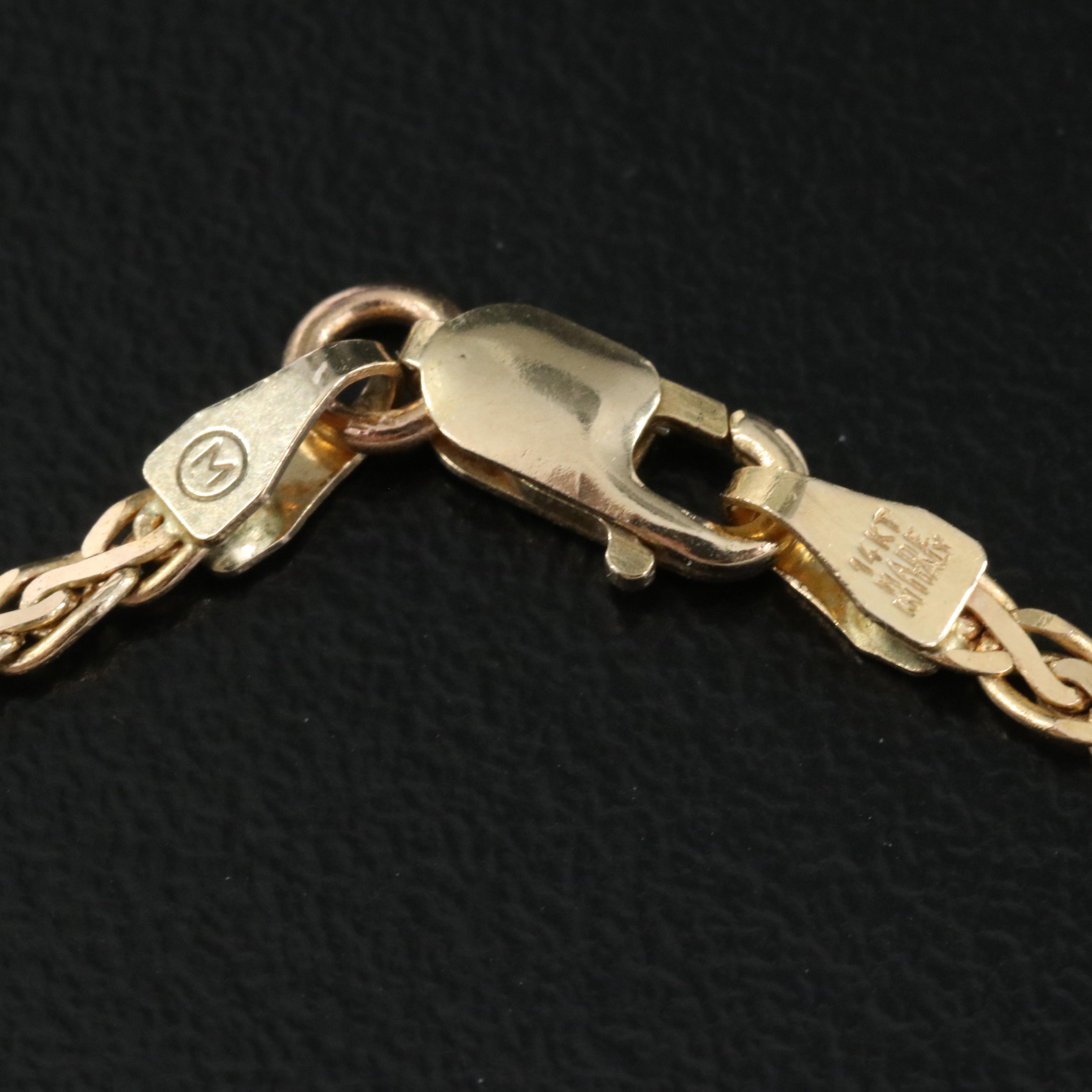 Italian 14K 1.53 CTW Diamond Necklace