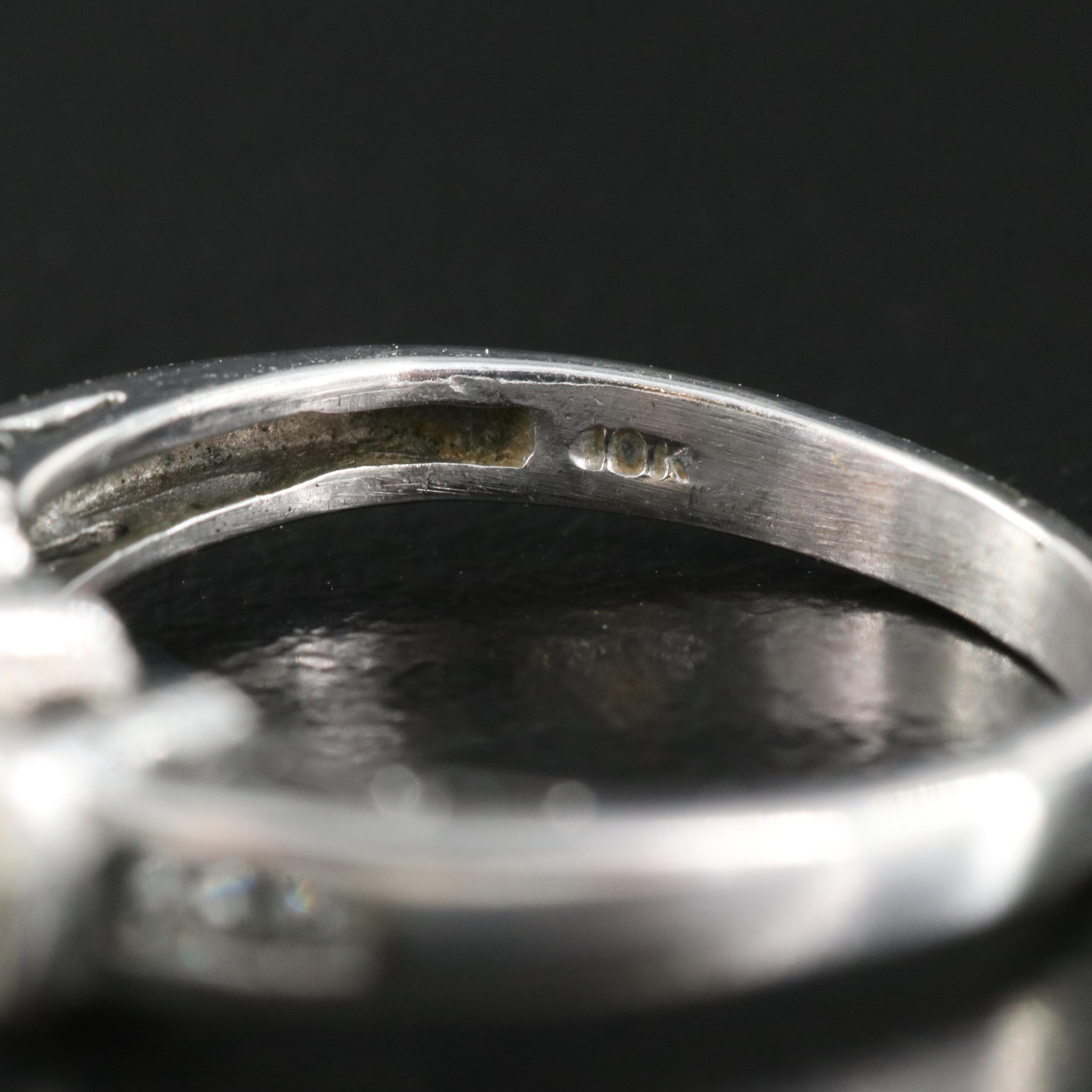 10K Tanzanite and Diamond Ring