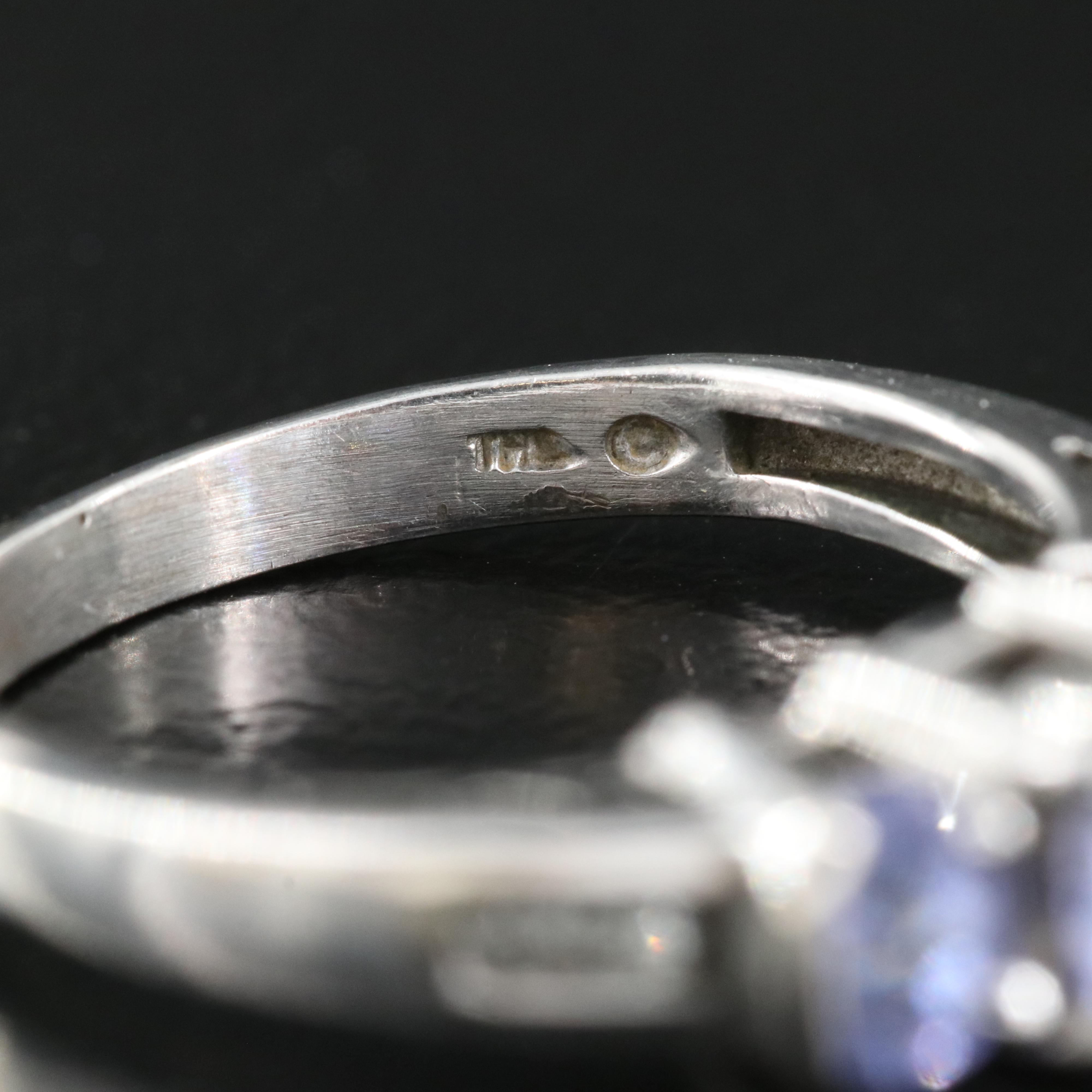 10K Tanzanite and Diamond Ring