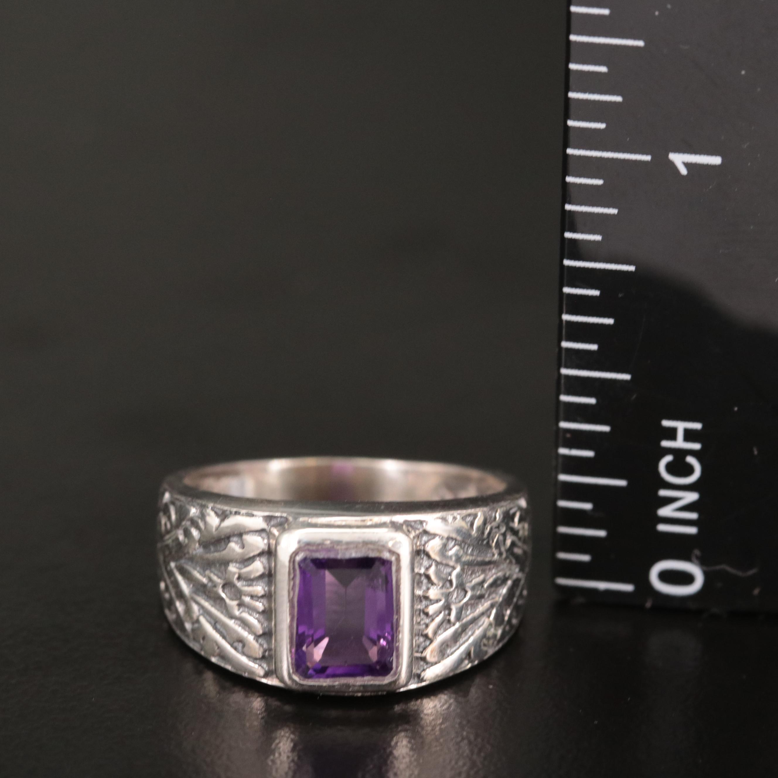Sterling Amethyst Ring