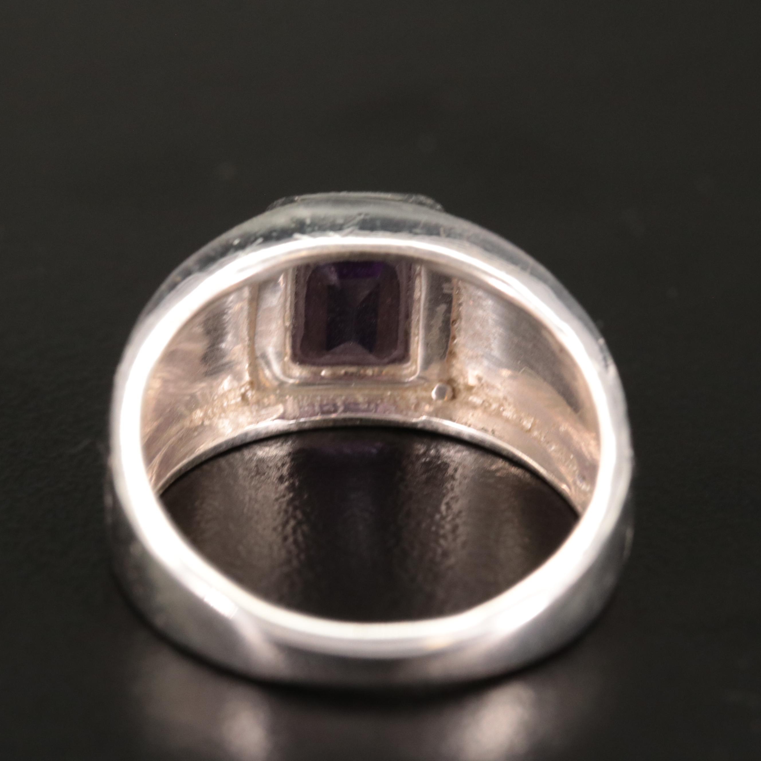 Sterling Amethyst Ring