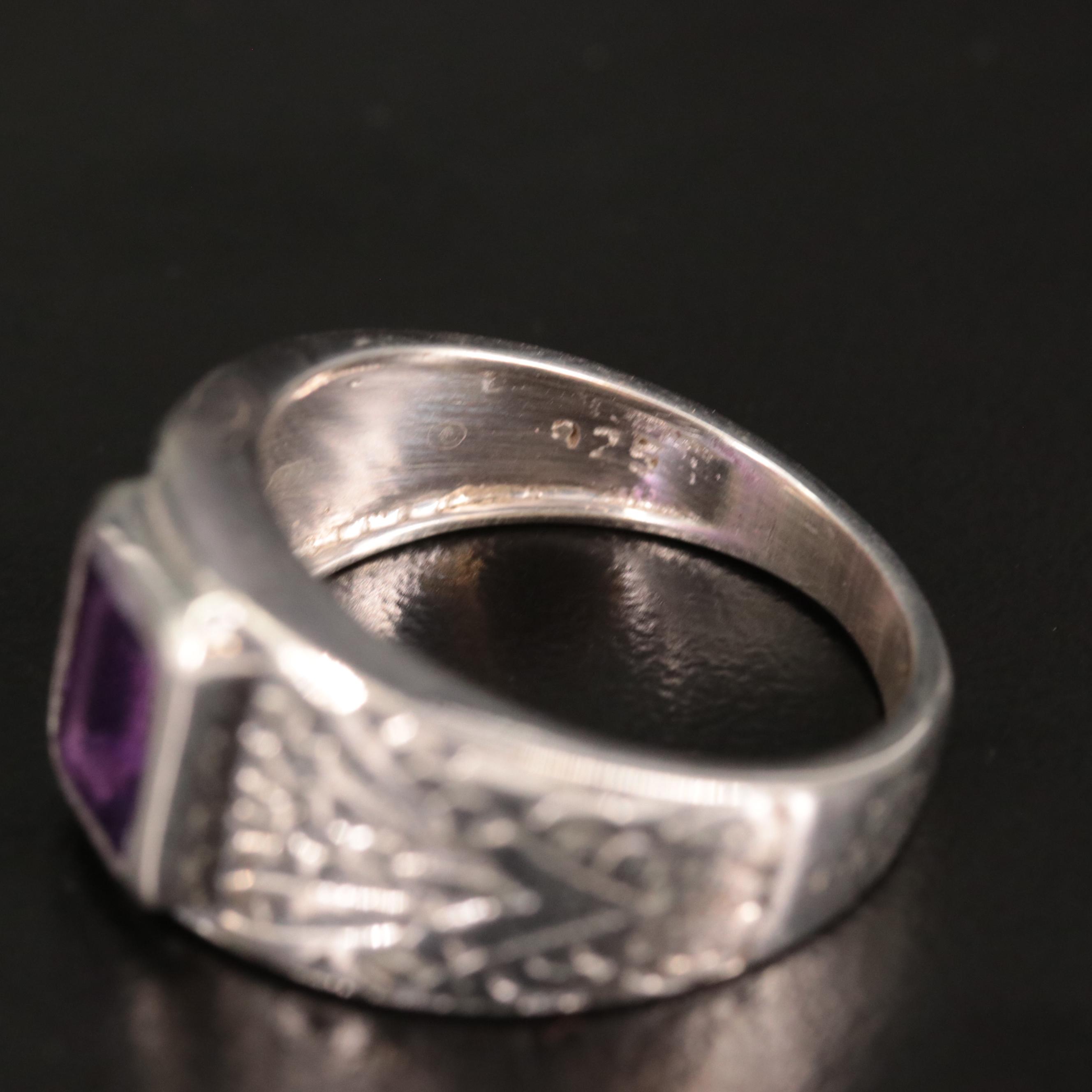 Sterling Amethyst Ring