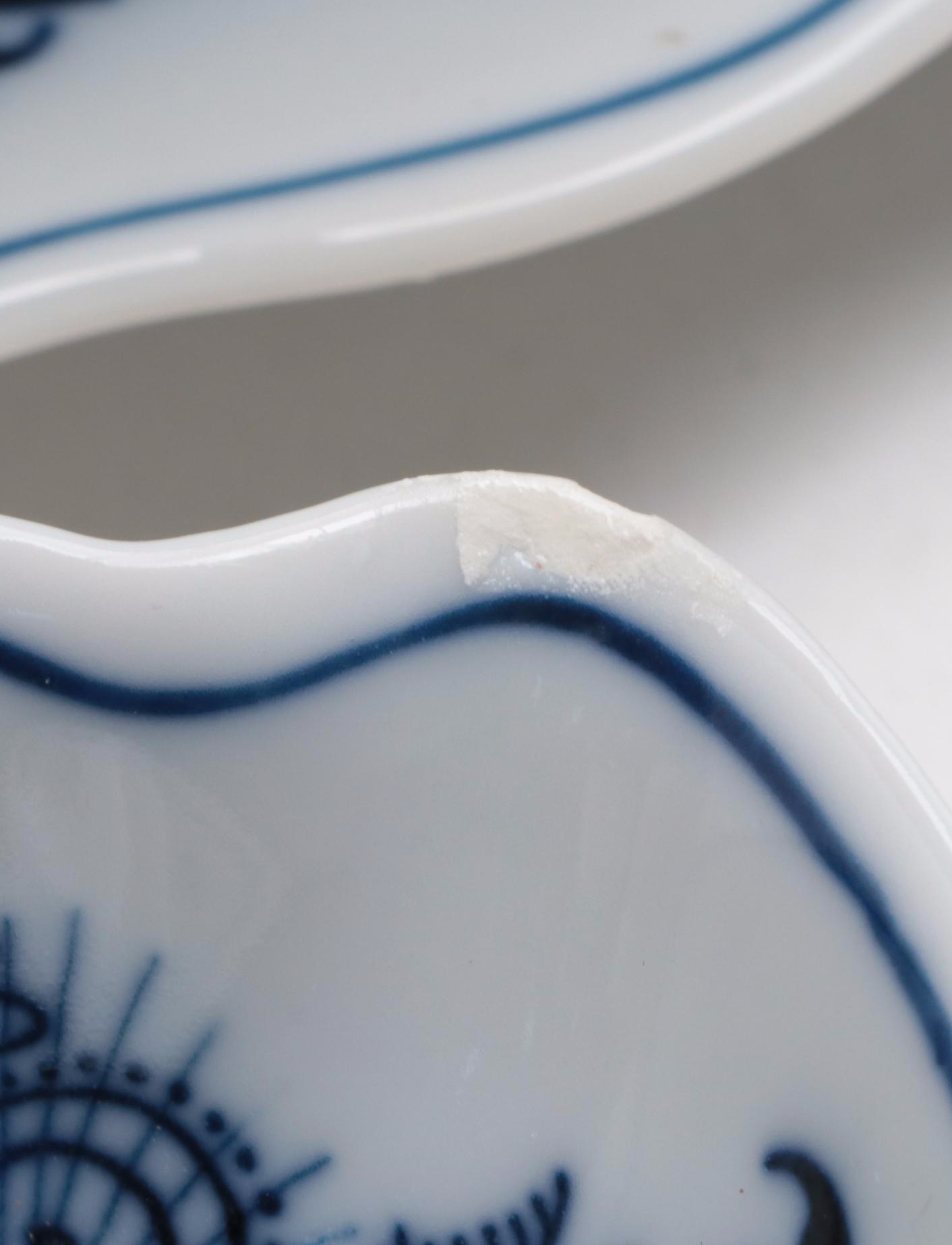 Japanese Blue Danube Candy Dish and More with Other Porcelain Serveware