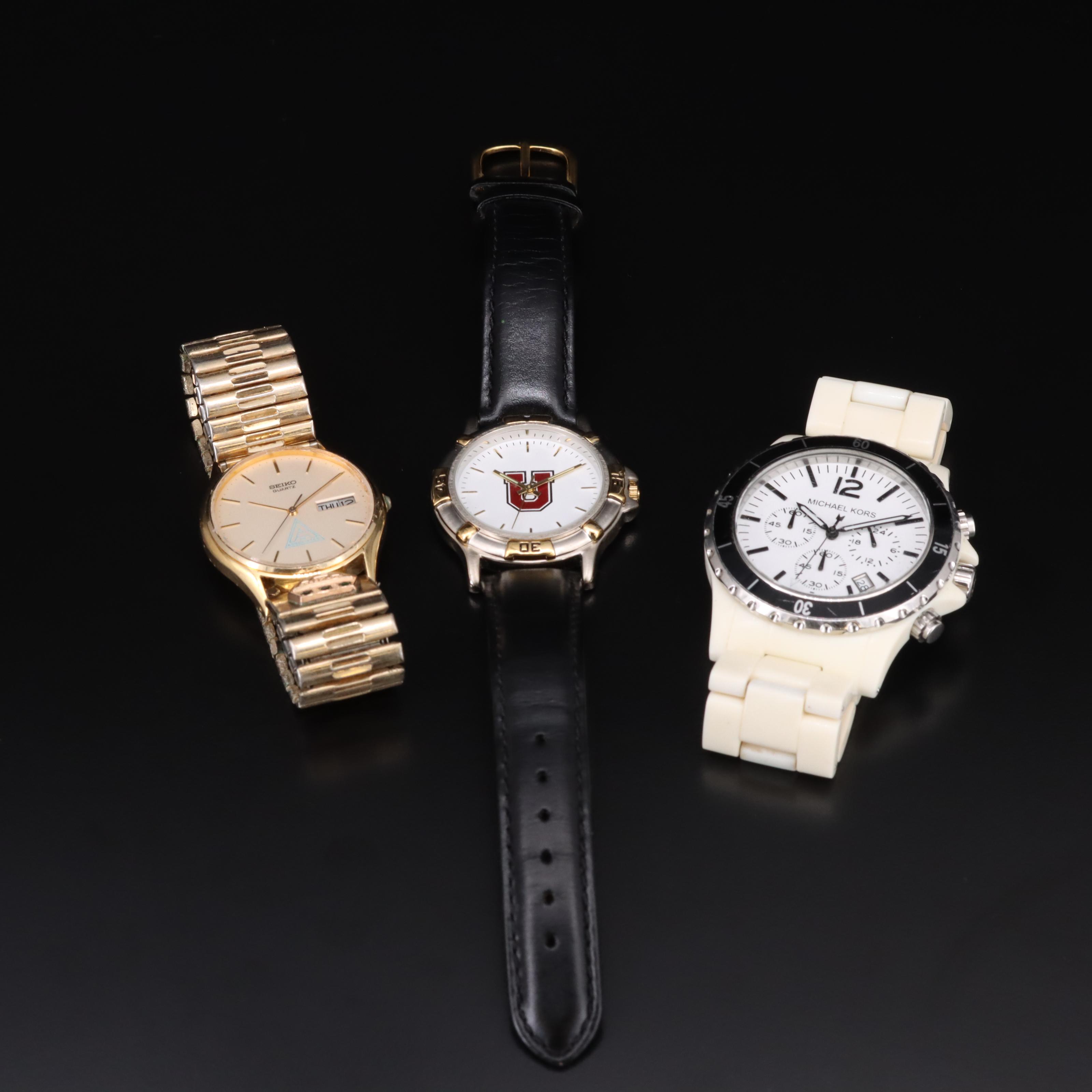Michael Kors, Seiko and University Watches
