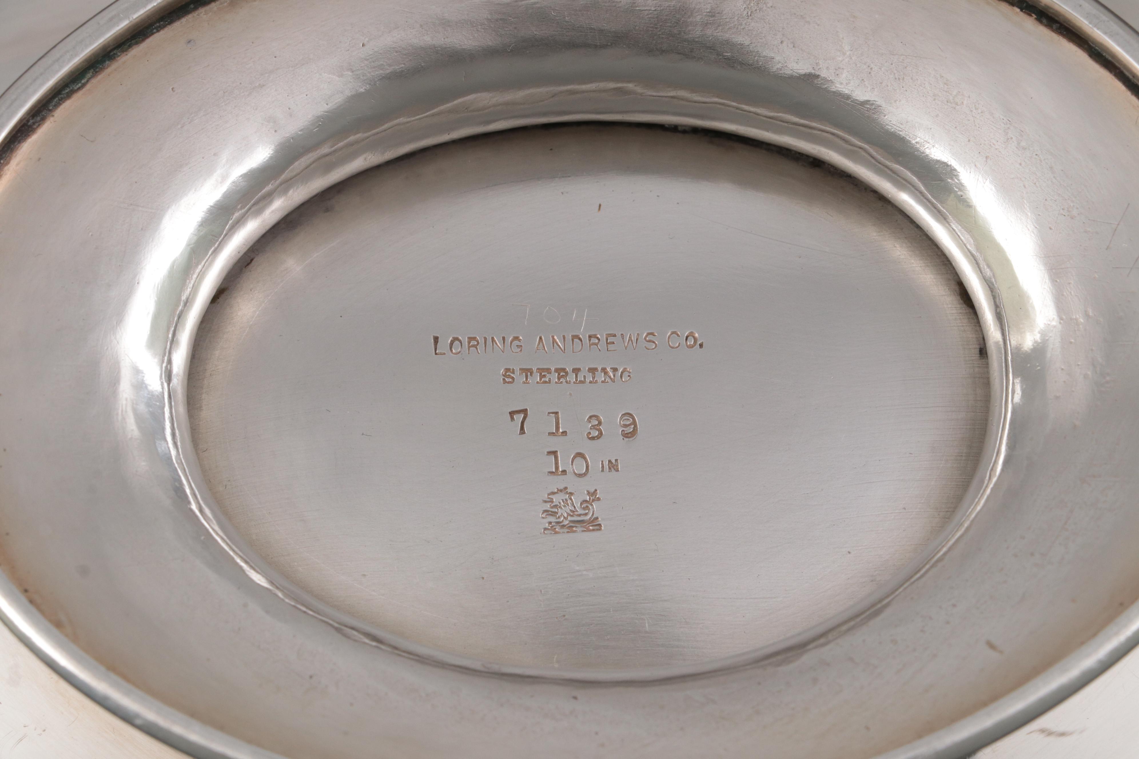 Redlich  and Other Sterling Silver Pierced Rim Serving Bowls