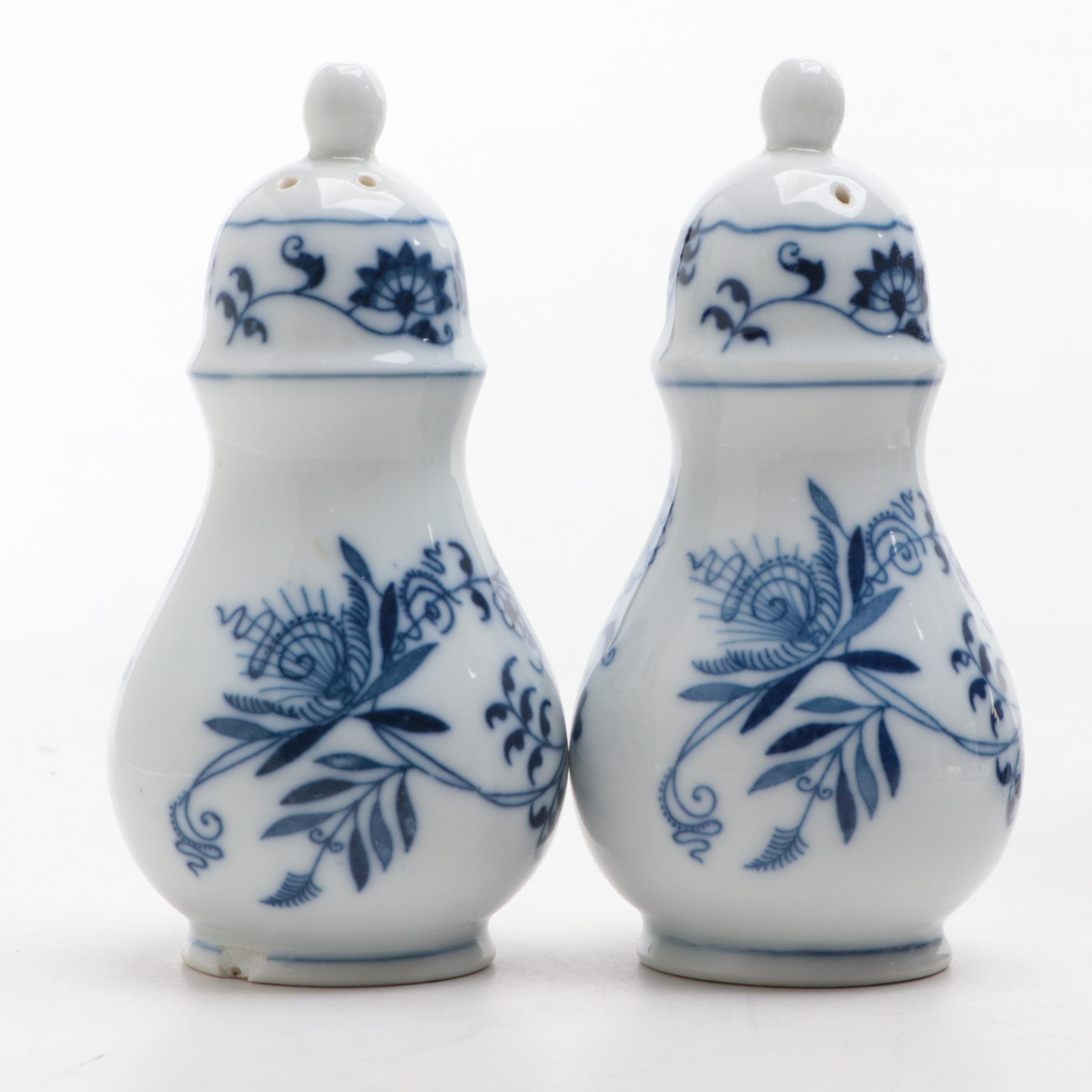 Japanese Blue Danube Candy Dish and More with Other Porcelain Serveware