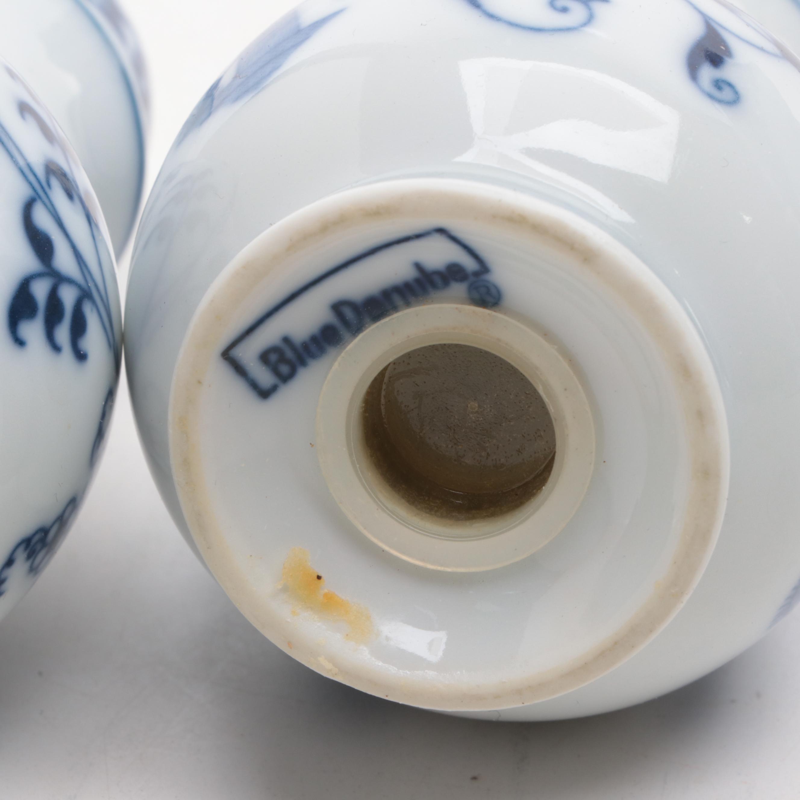 Japanese Blue Danube Candy Dish and More with Other Porcelain Serveware