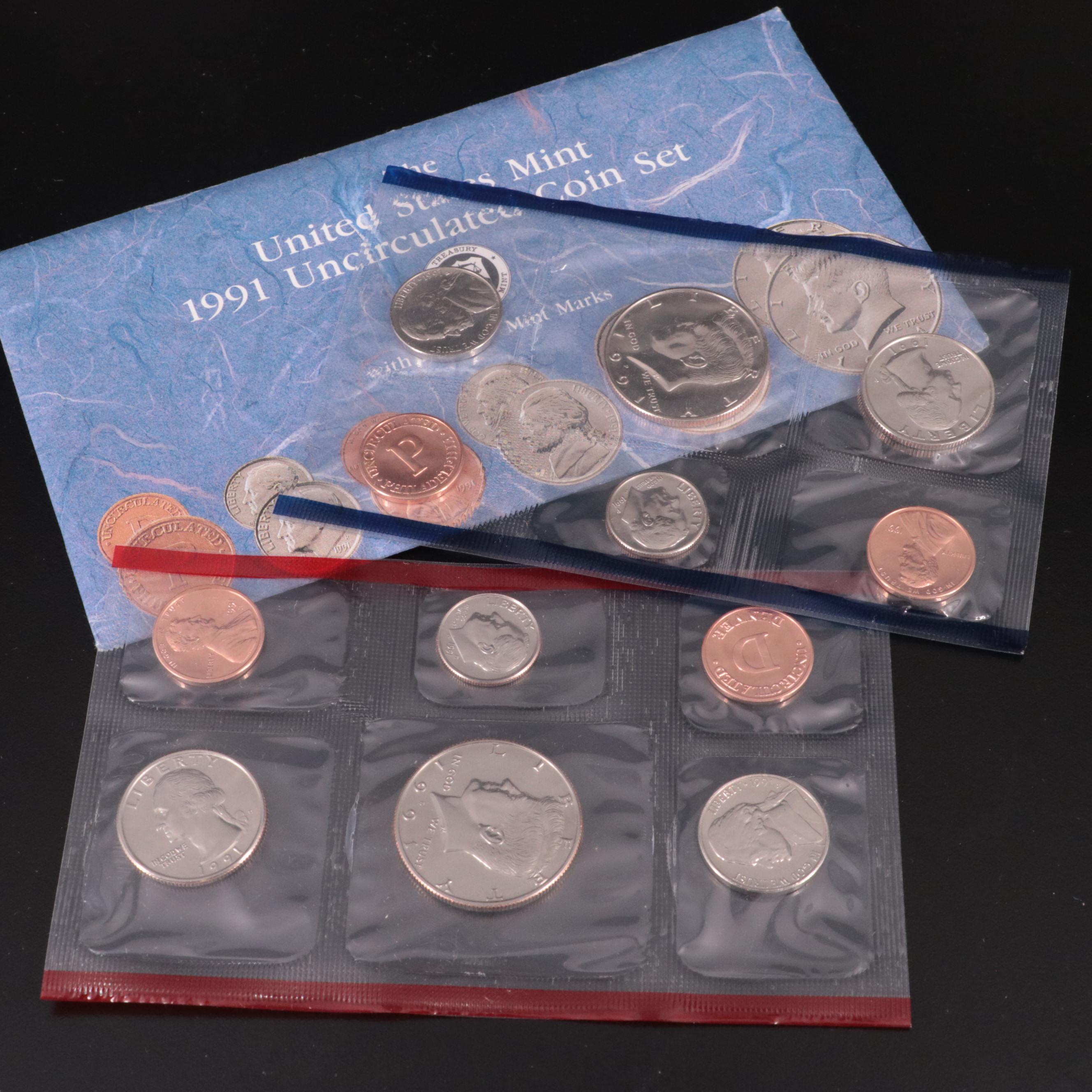 Thirty-Two U.S. Mint Uncirculated Sets