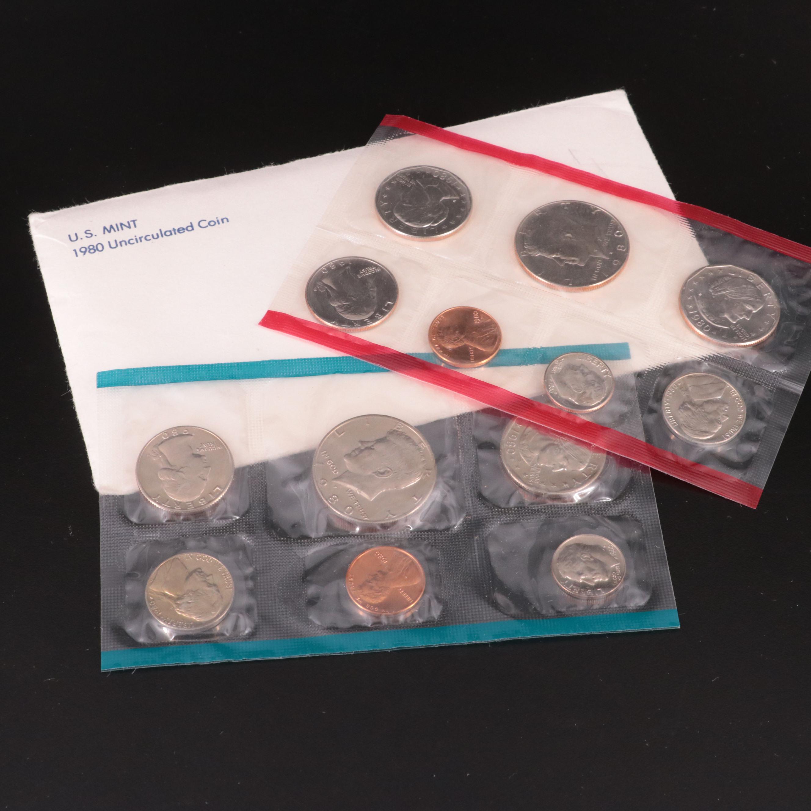 Thirty-Two U.S. Mint Uncirculated Sets