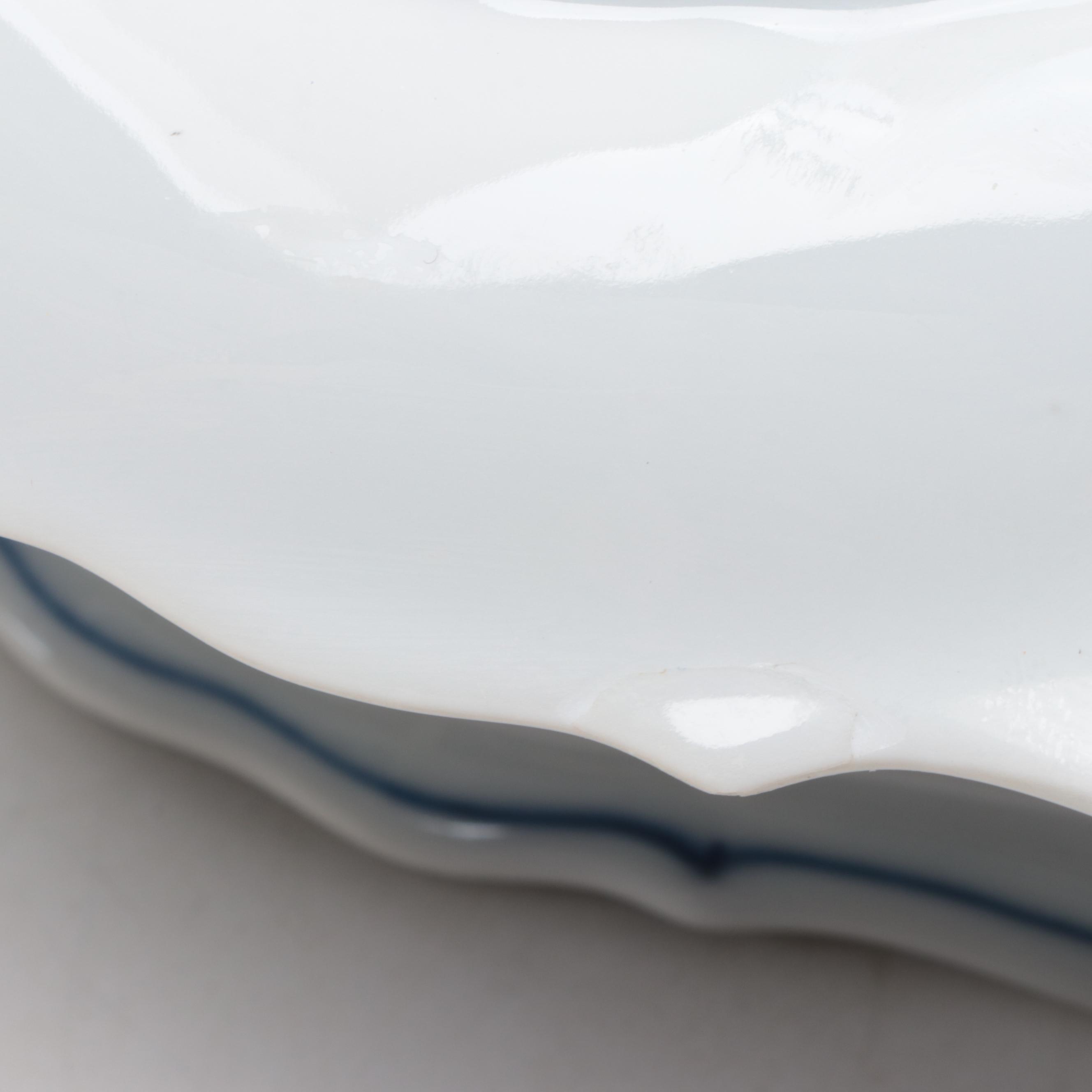 Japanese Blue Danube Candy Dish and More with Other Porcelain Serveware