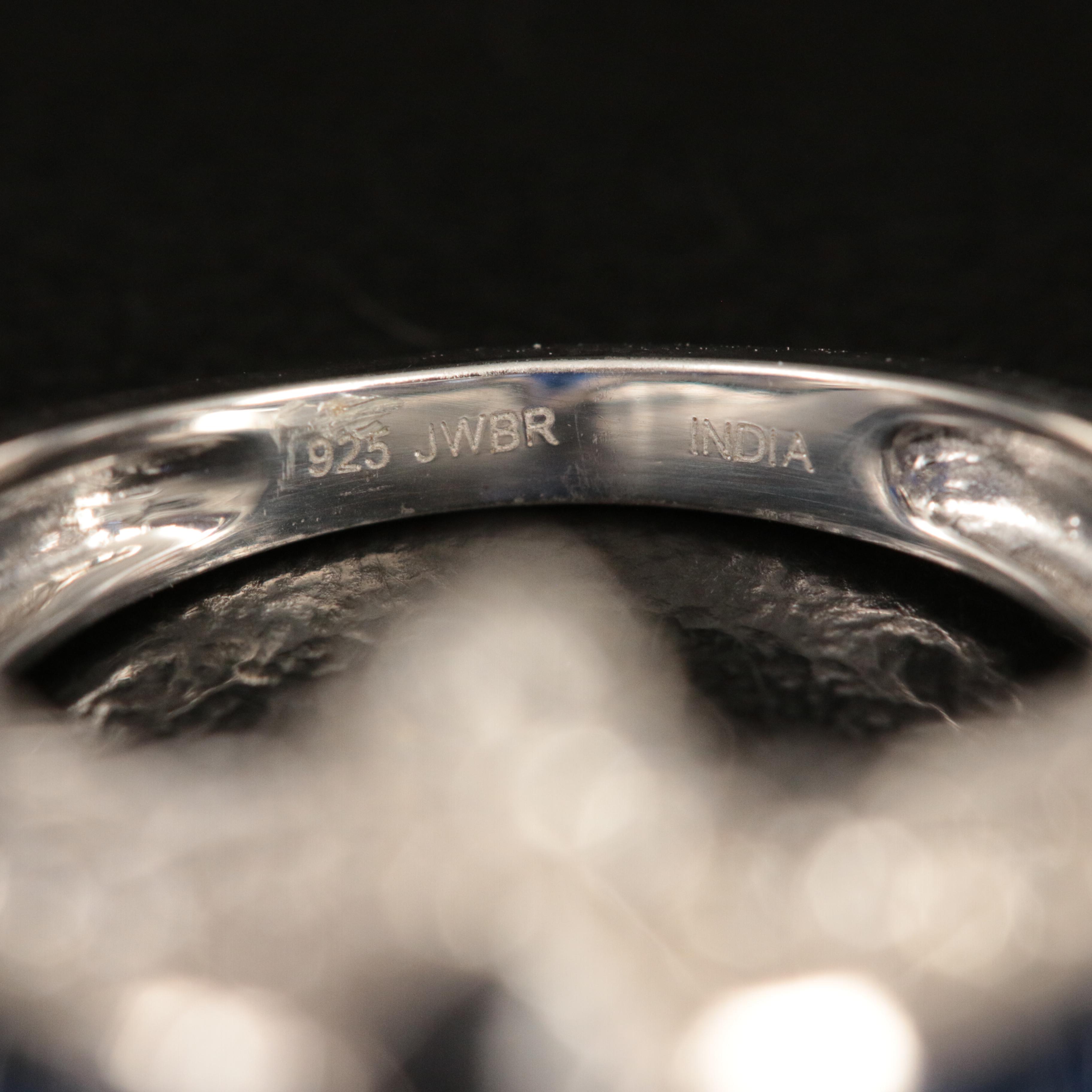 Sterling Sapphire Ring