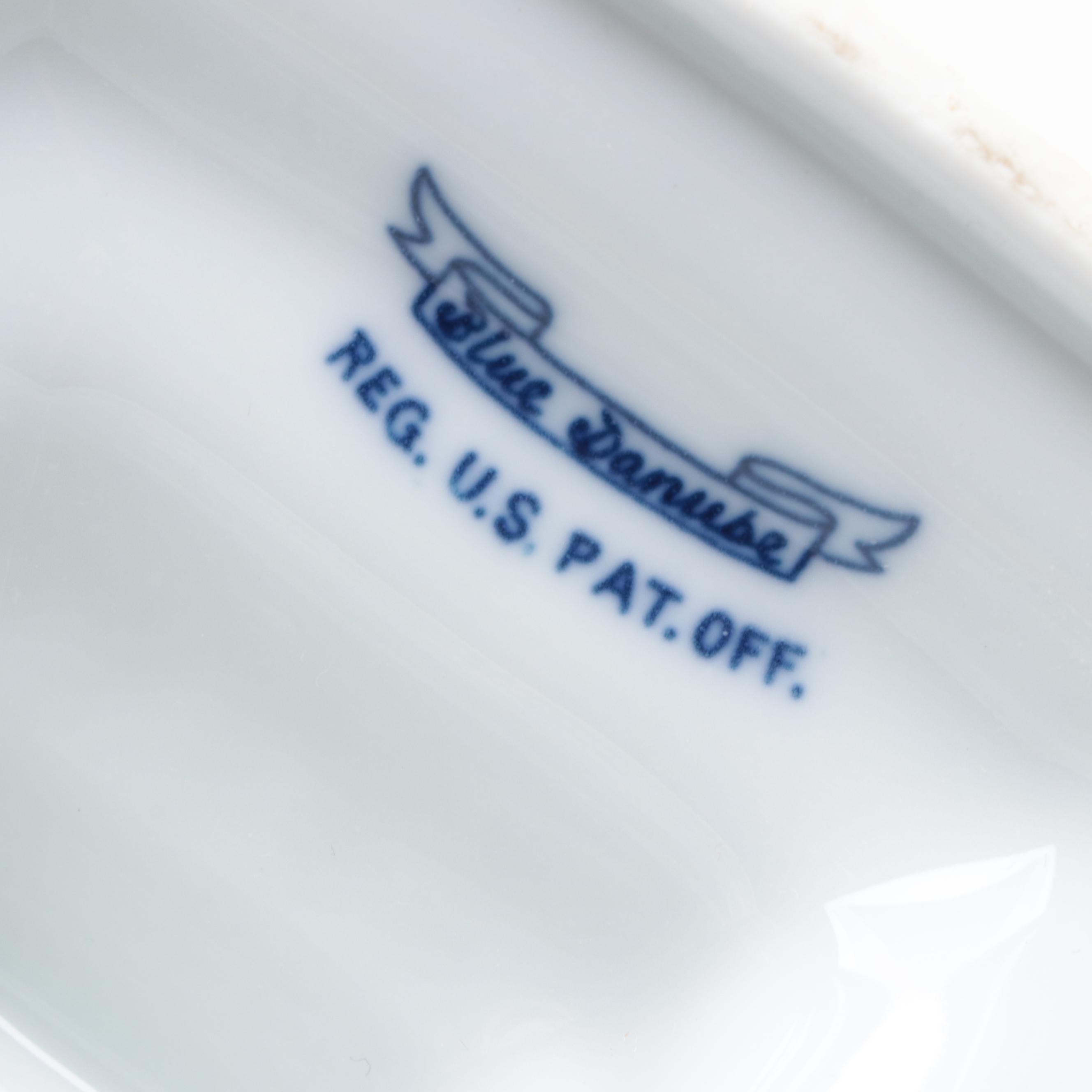 Japanese Blue Danube Candy Dish and More with Other Porcelain Serveware