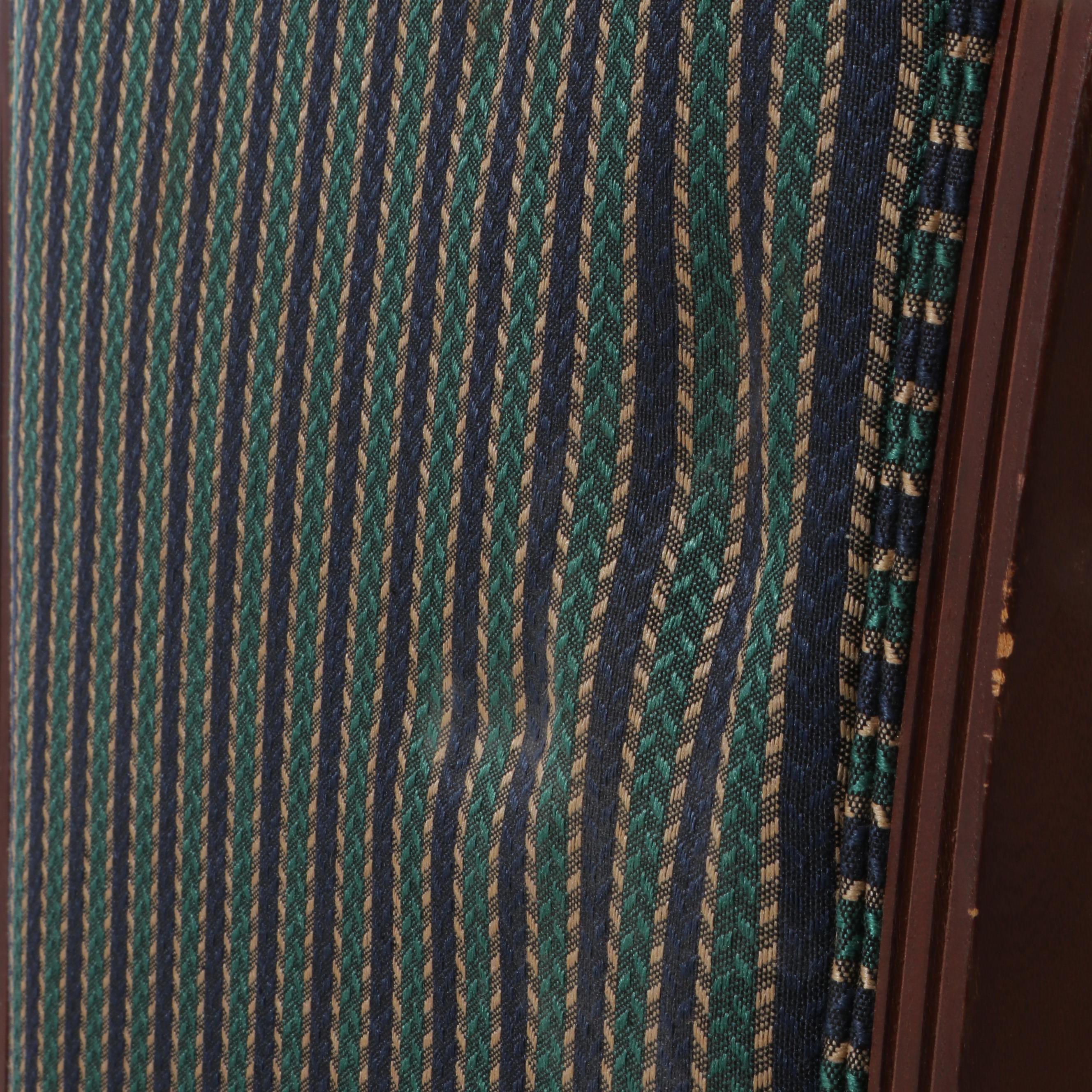 Eight Chippendale Style Custom-Upholstered Hardwood Dining Side Chairs