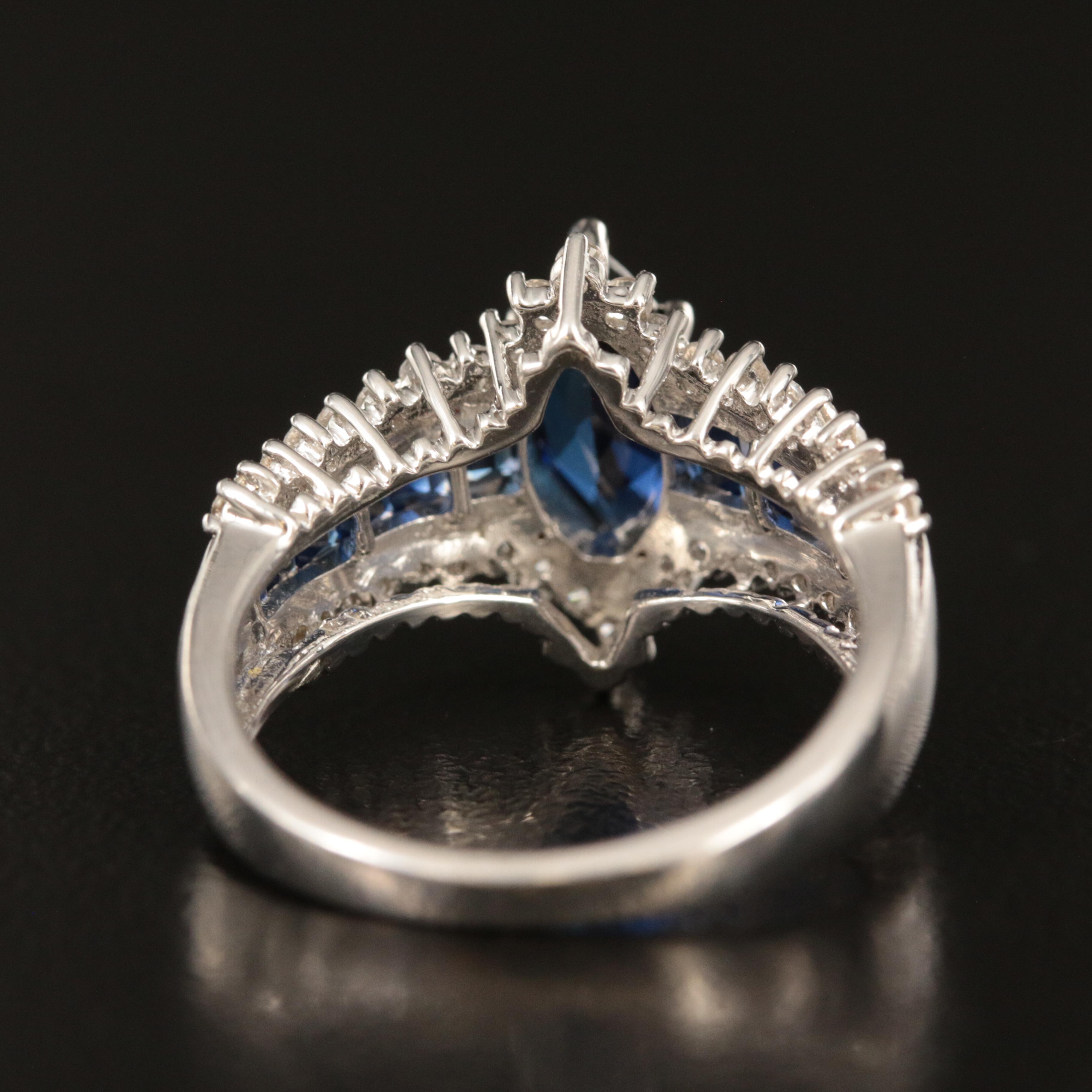 Sterling Sapphire Ring