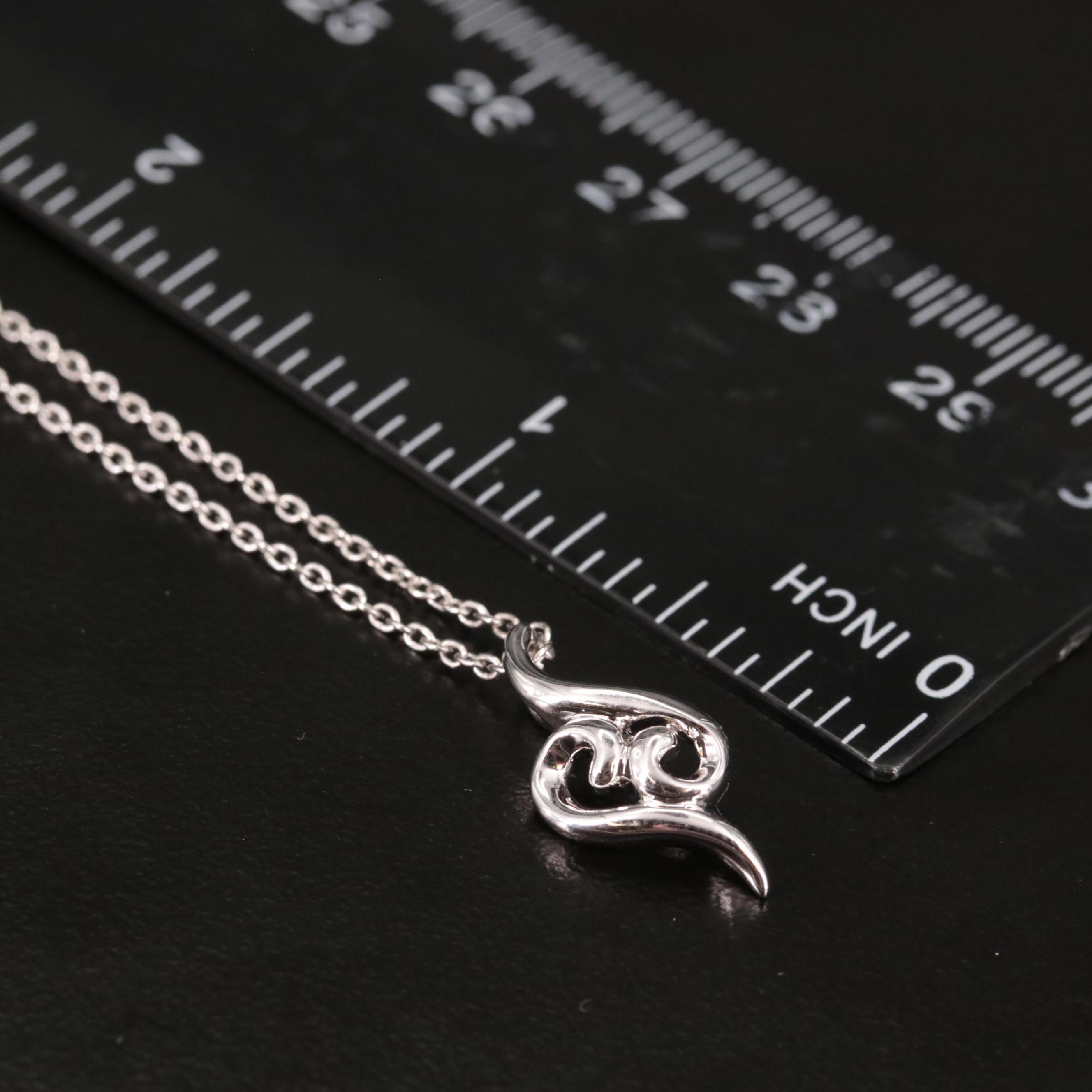 Sterling Pendant Necklace
