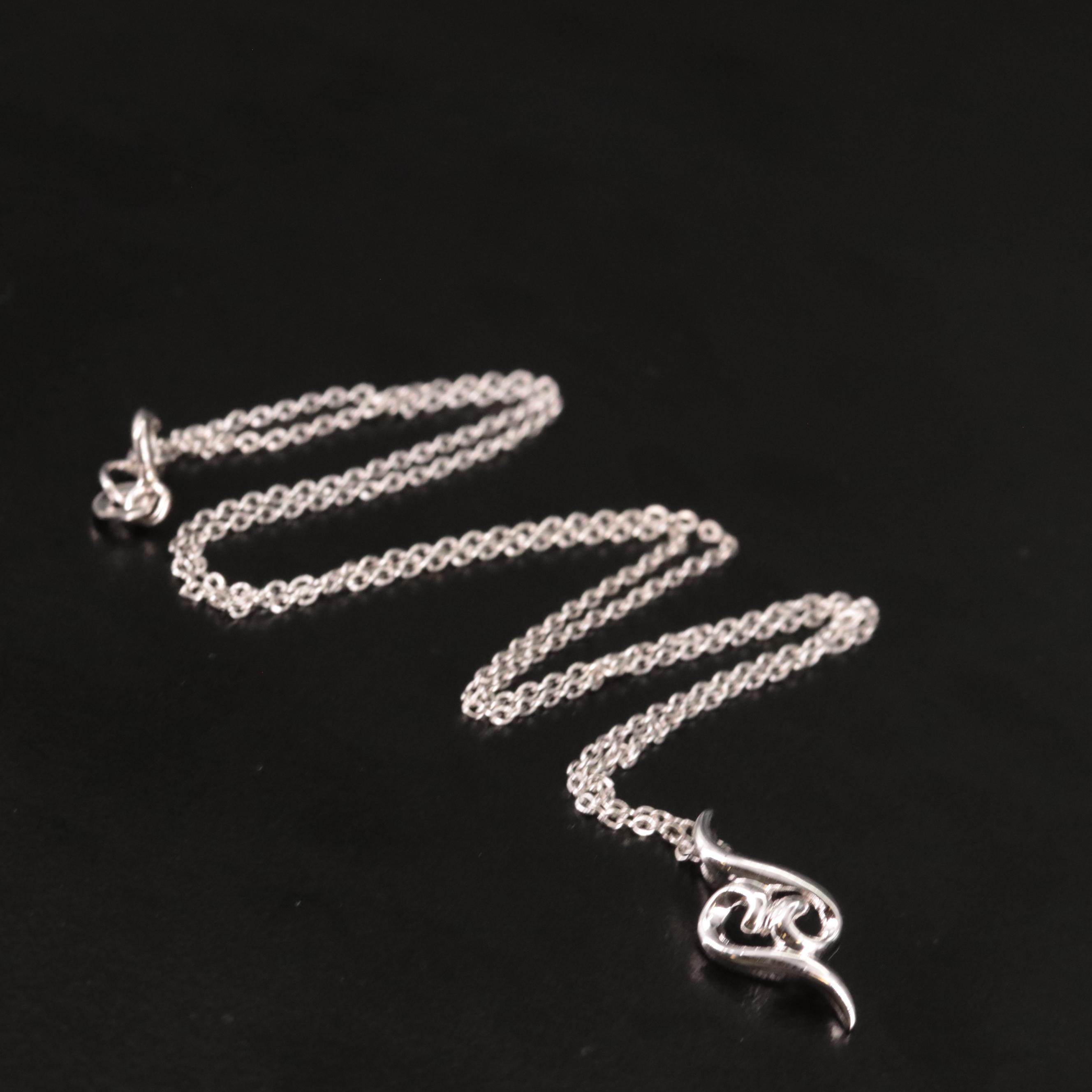 Sterling Pendant Necklace