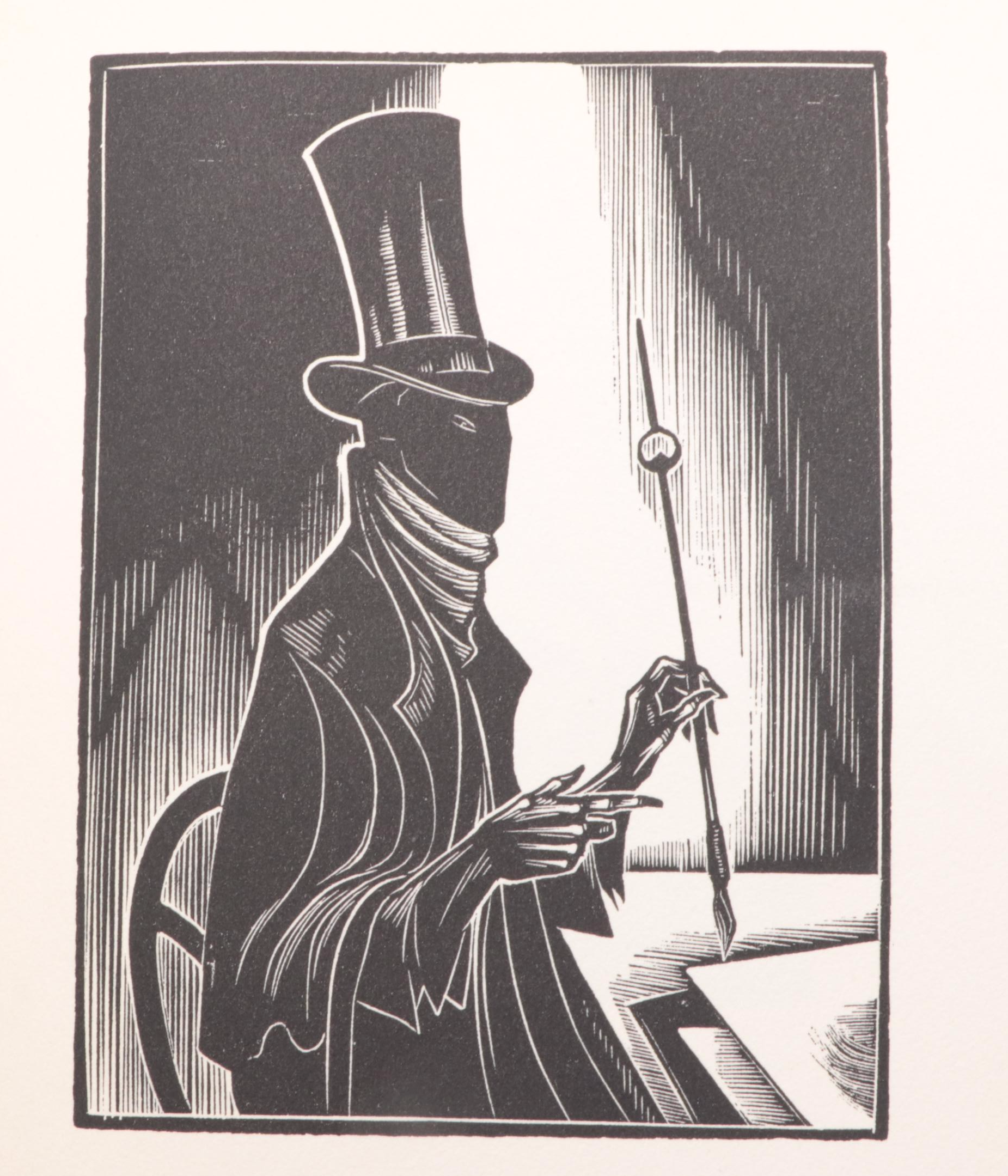 Fifth Printing "Gods' Man: A Novel in Woodcuts" by Lynd Ward, 1930