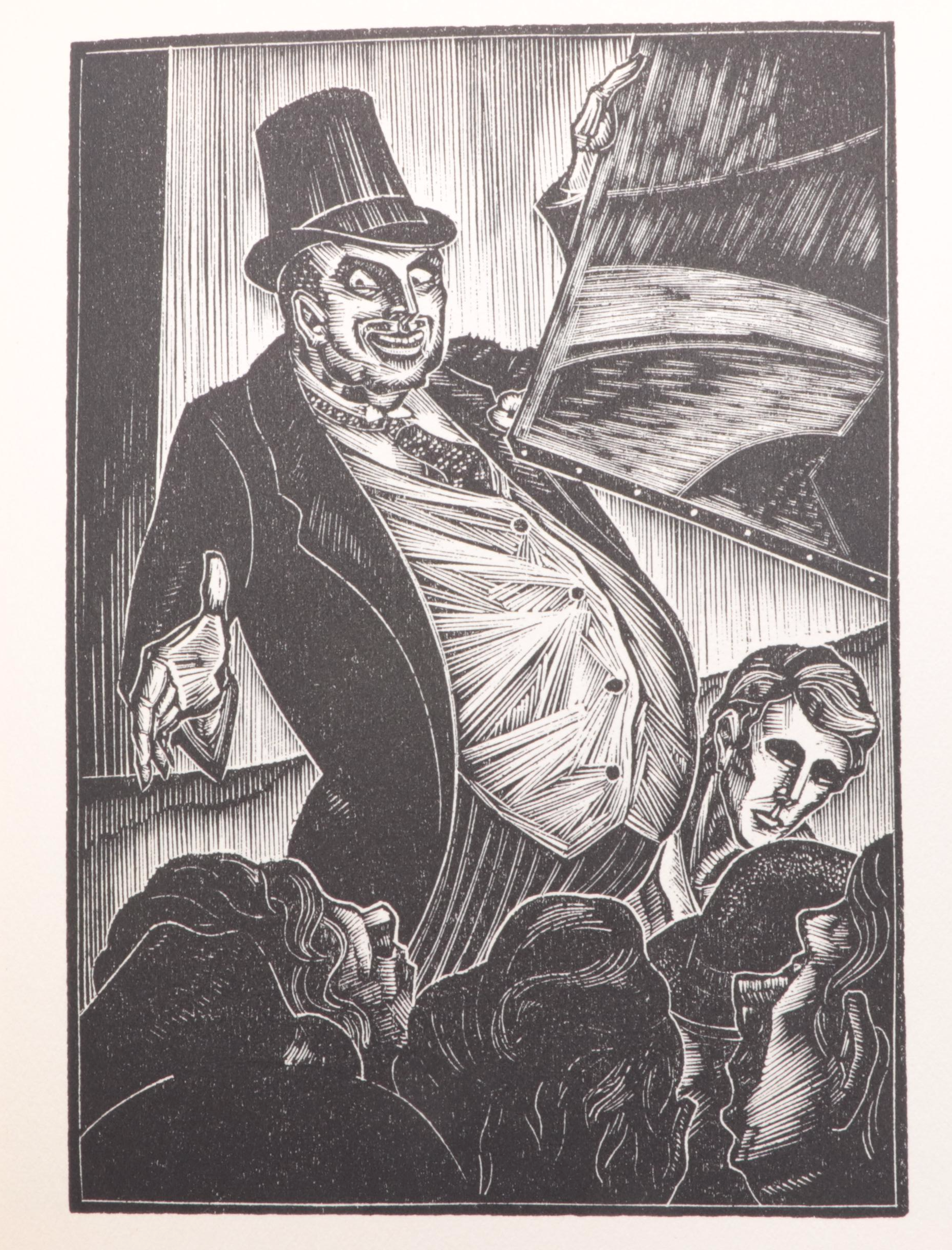 Fifth Printing "Gods' Man: A Novel in Woodcuts" by Lynd Ward, 1930