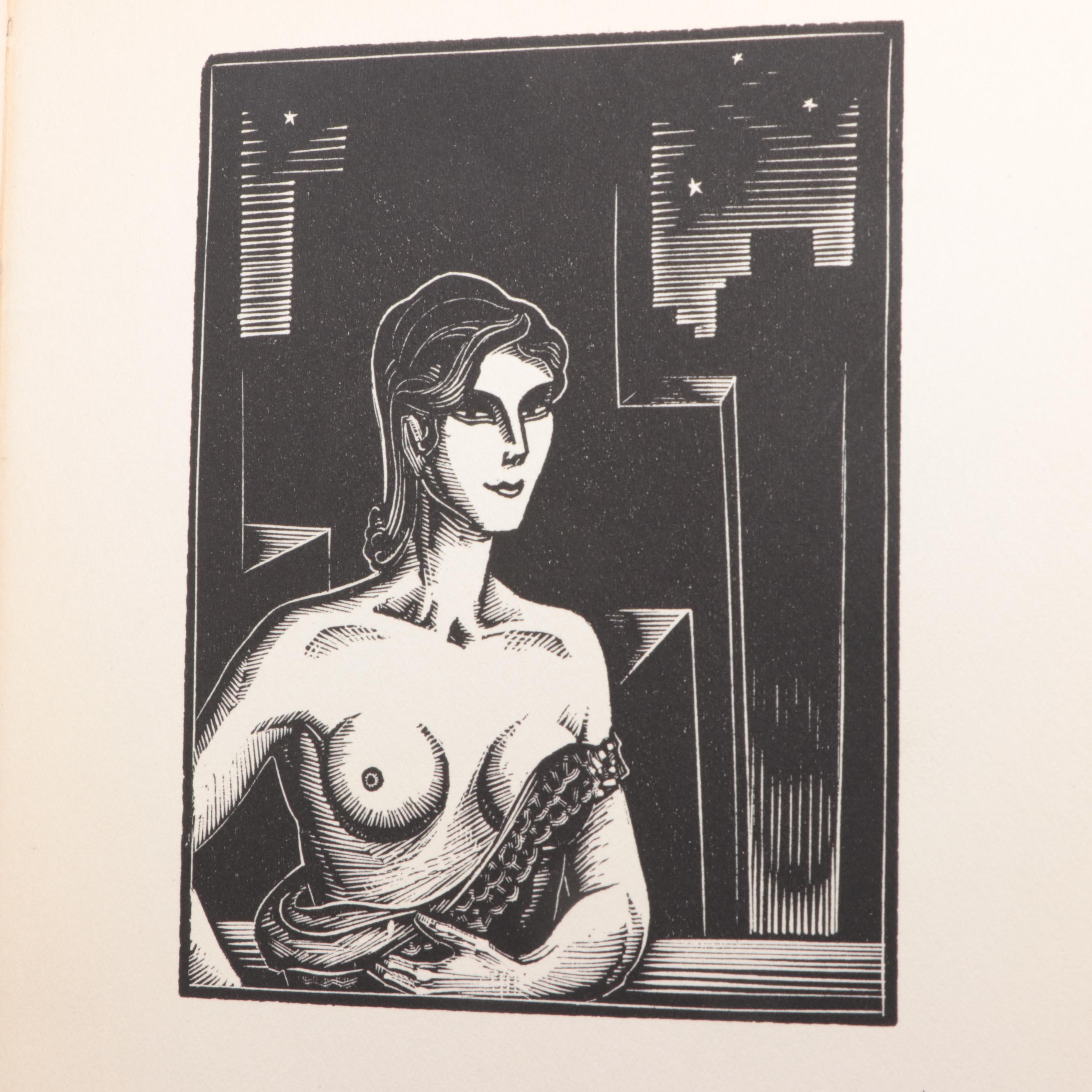 Fifth Printing "Gods' Man: A Novel in Woodcuts" by Lynd Ward, 1930
