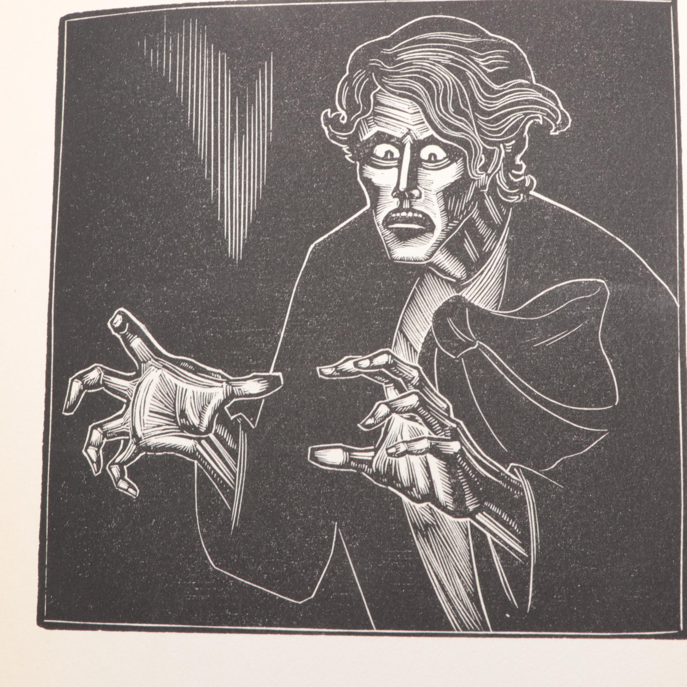 Fifth Printing "Gods' Man: A Novel in Woodcuts" by Lynd Ward, 1930