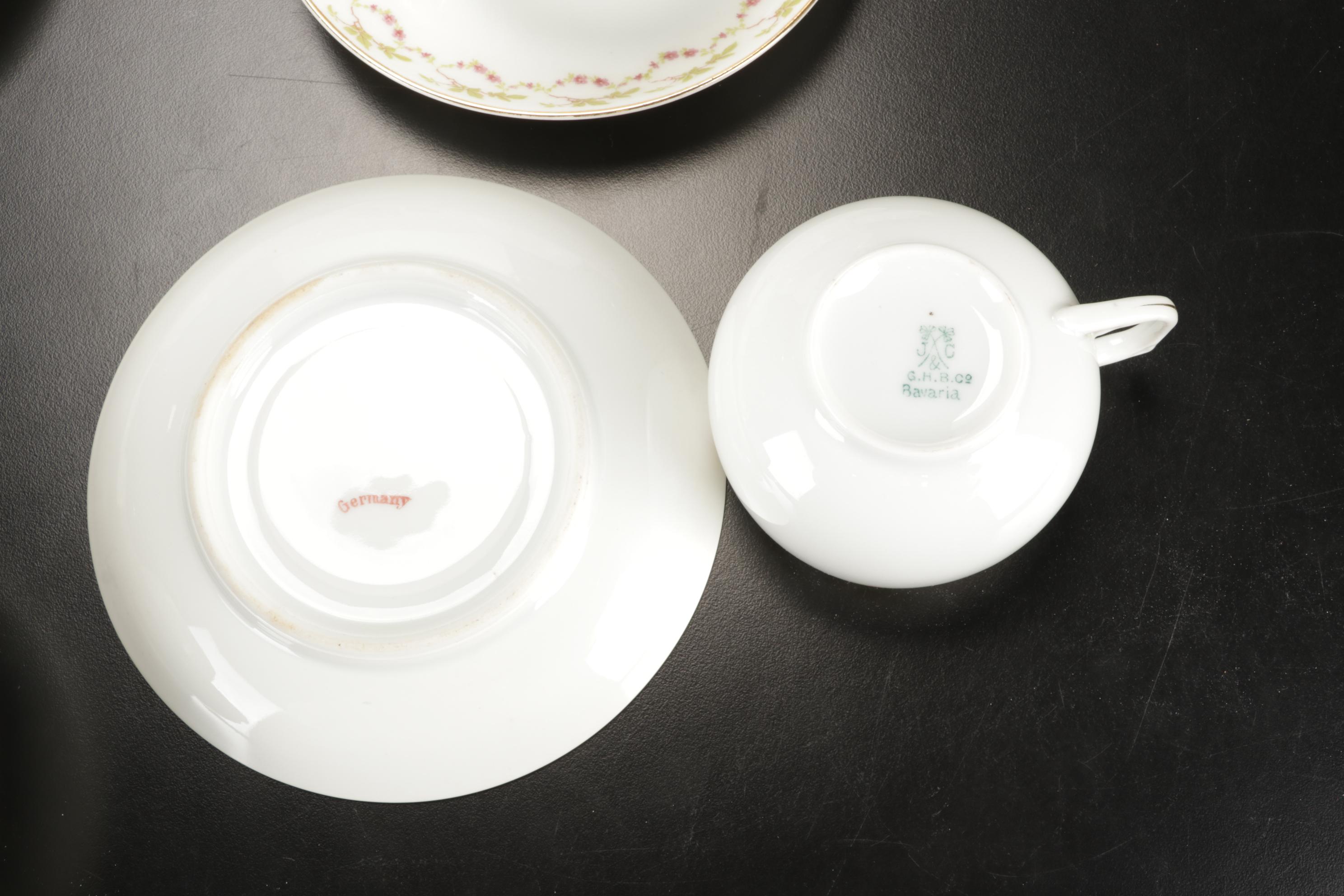 Jaeger & Co. Porcelain Dinnerware and More, Early to Mid 20th Century