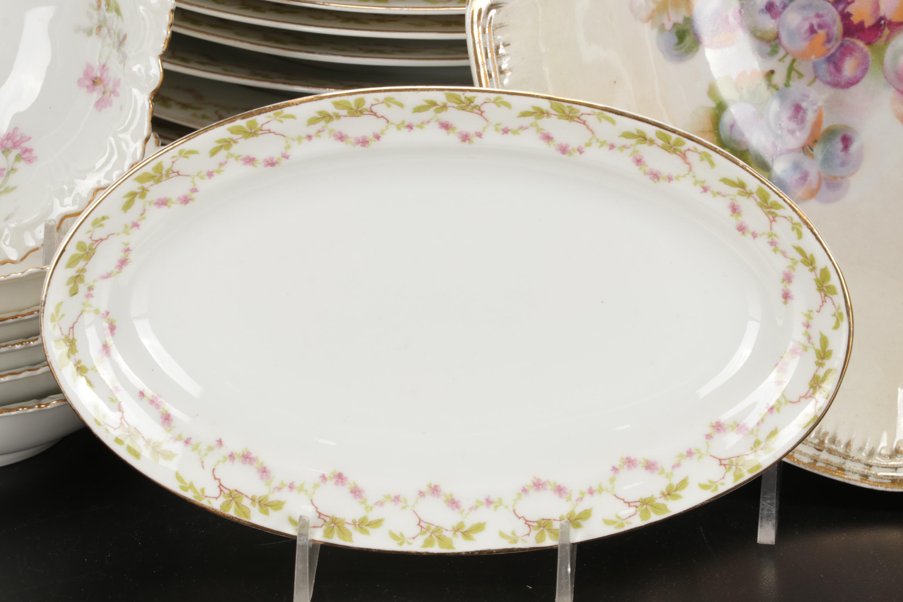 Jaeger & Co. Porcelain Dinnerware and More, Early to Mid 20th Century