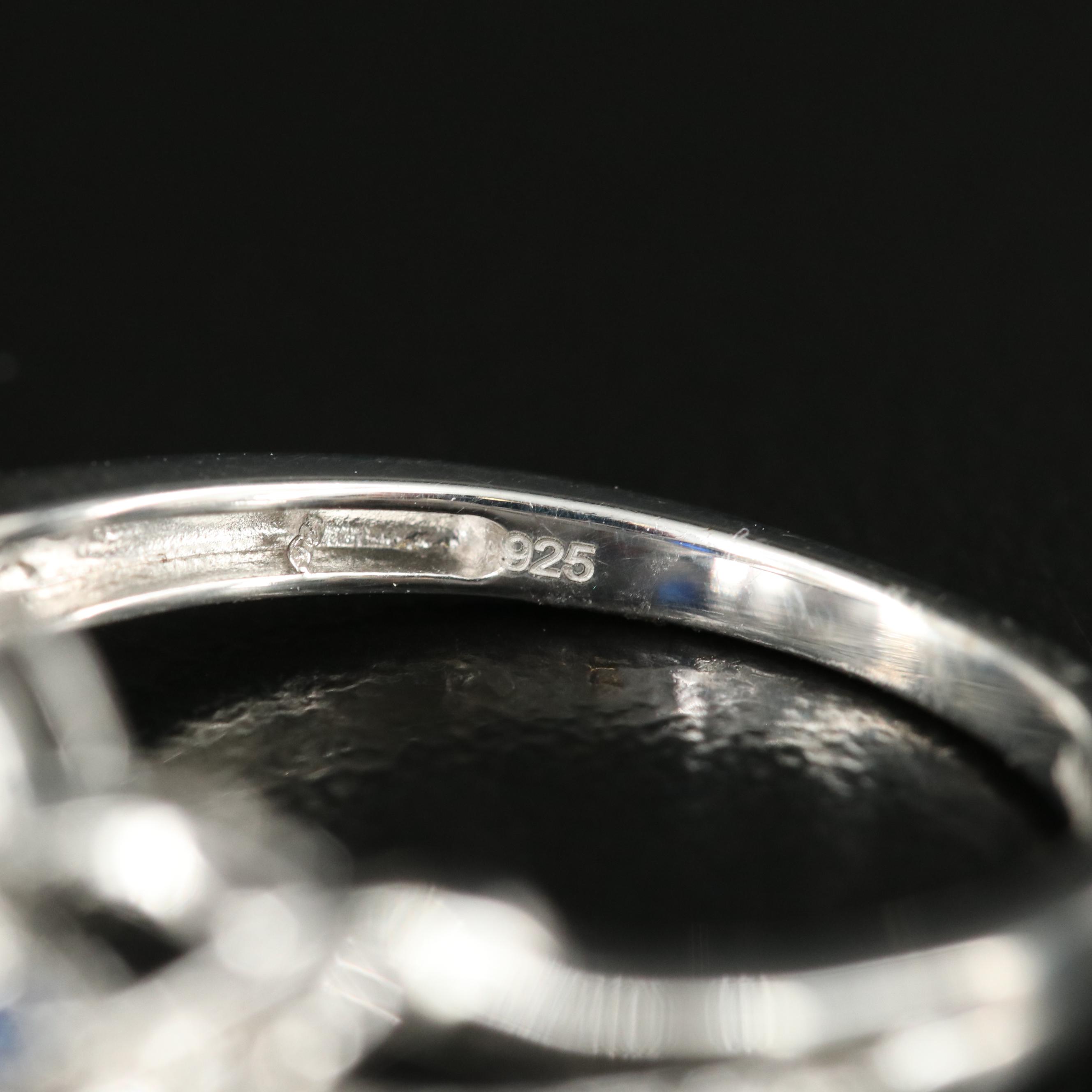 Sterling Sapphire Ring