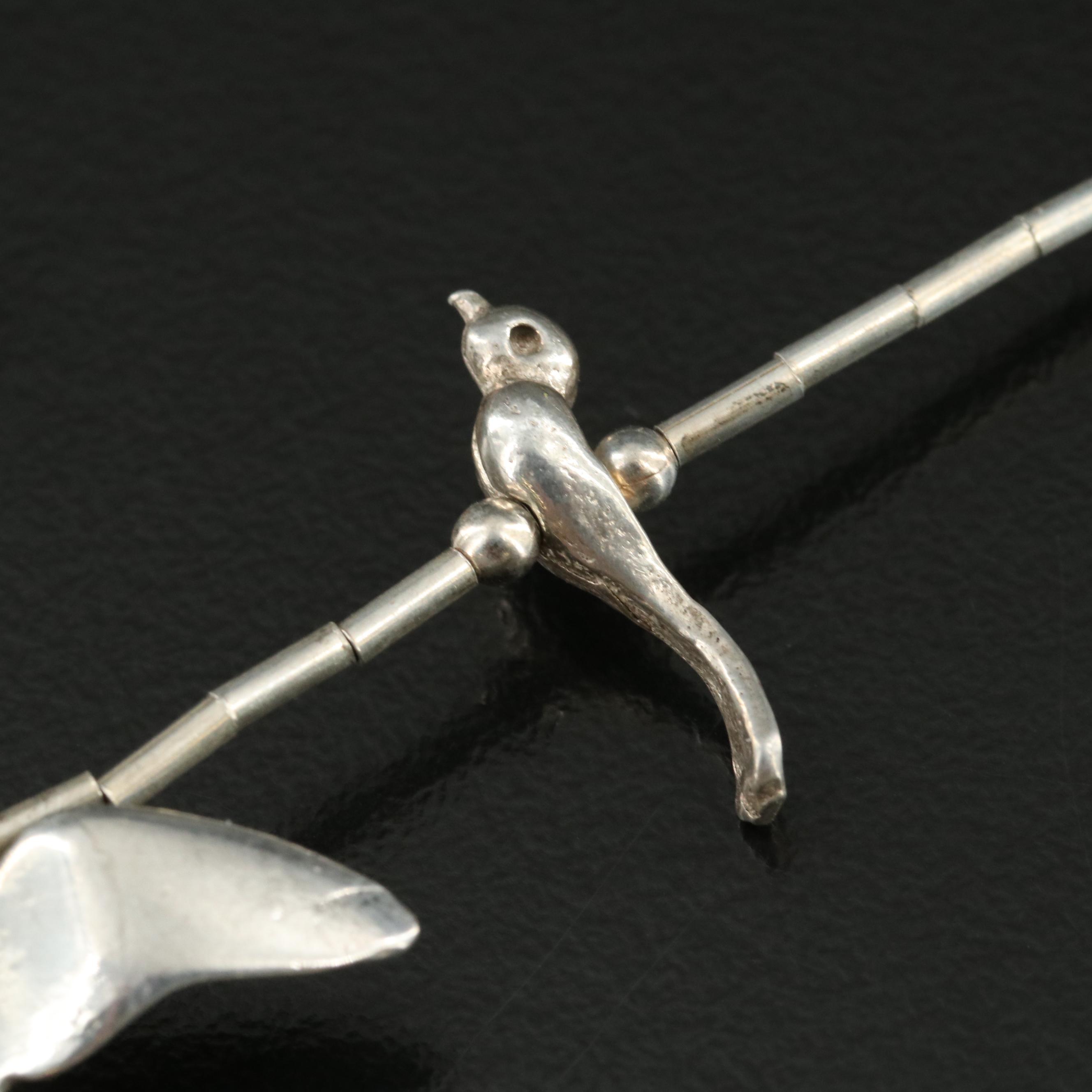 Sterling Bird Fetish Necklace