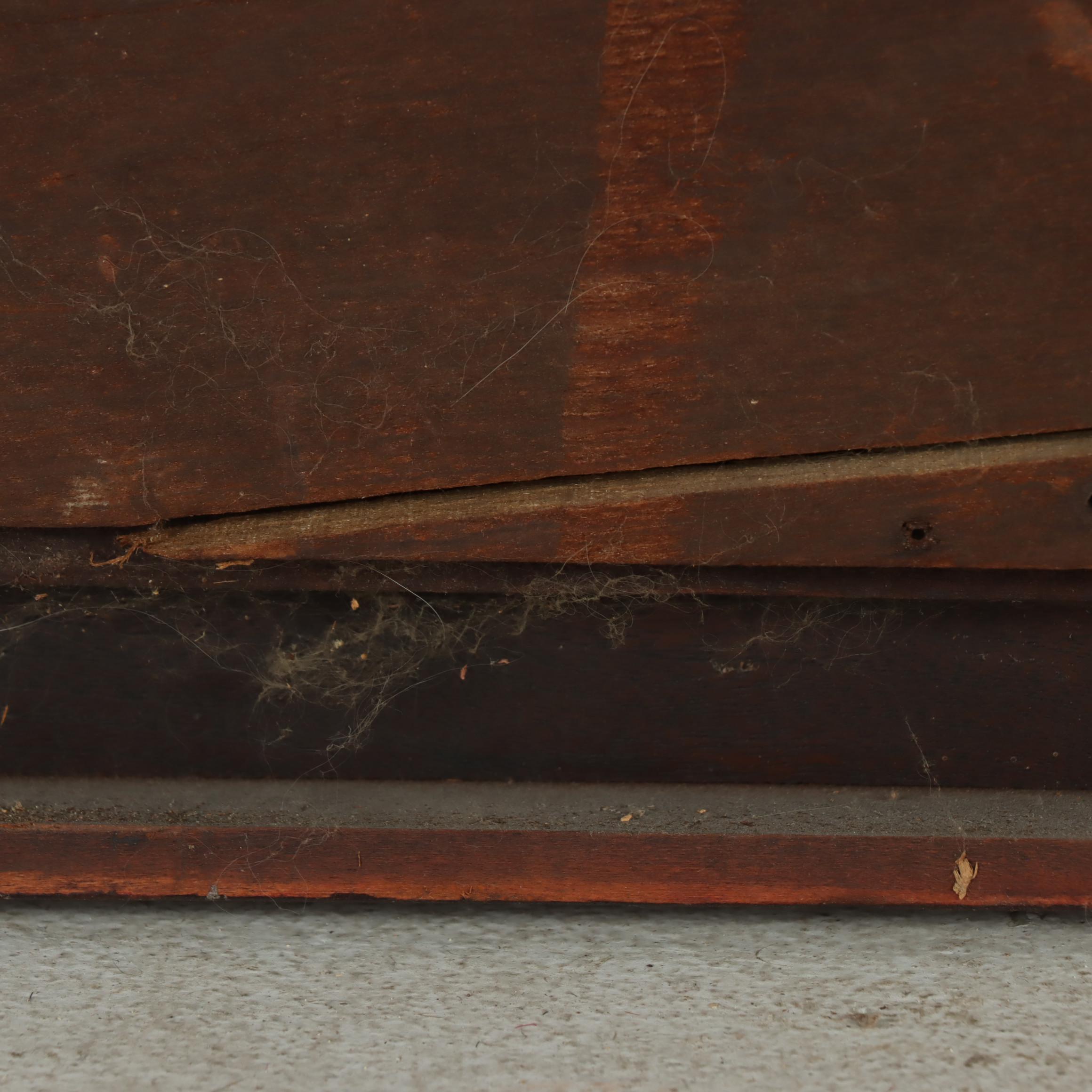 Victorian Walnut Overmantel Mirror, Late 19th Century