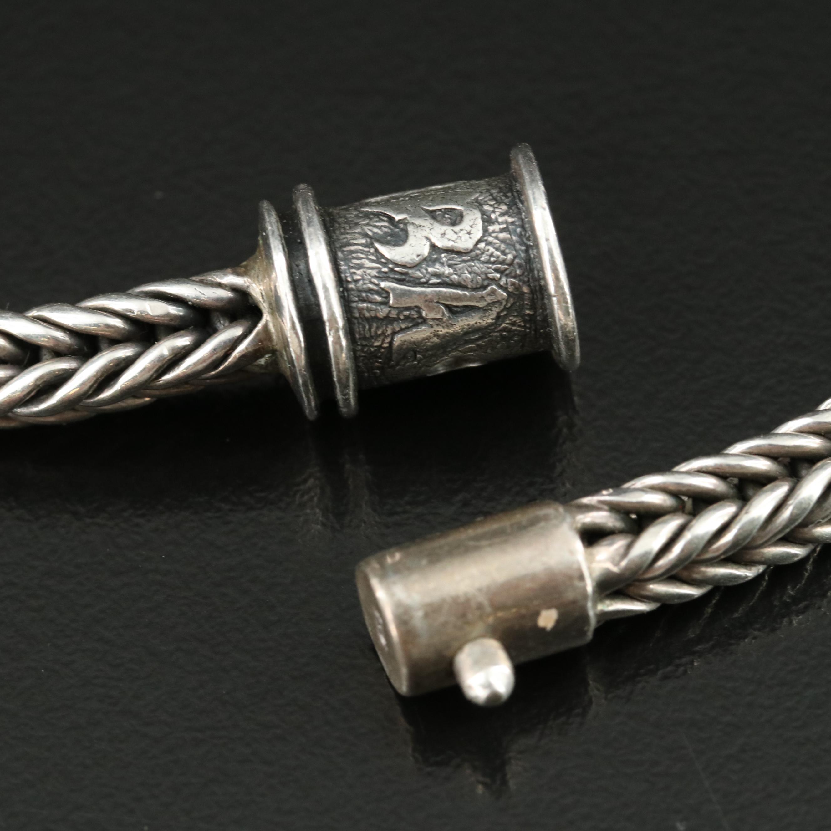 Sterling Foxtail Chain Necklace