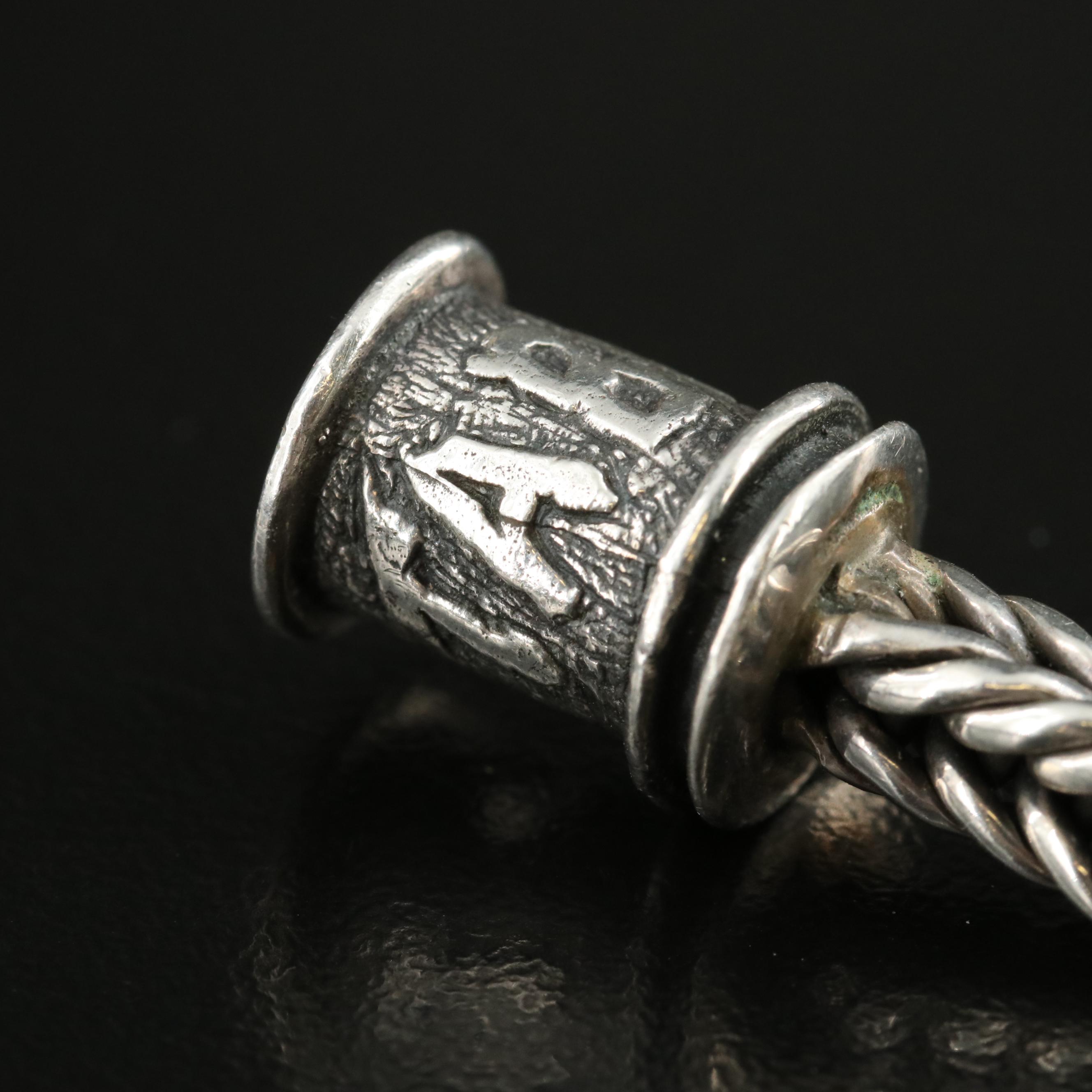 Sterling Foxtail Chain Necklace