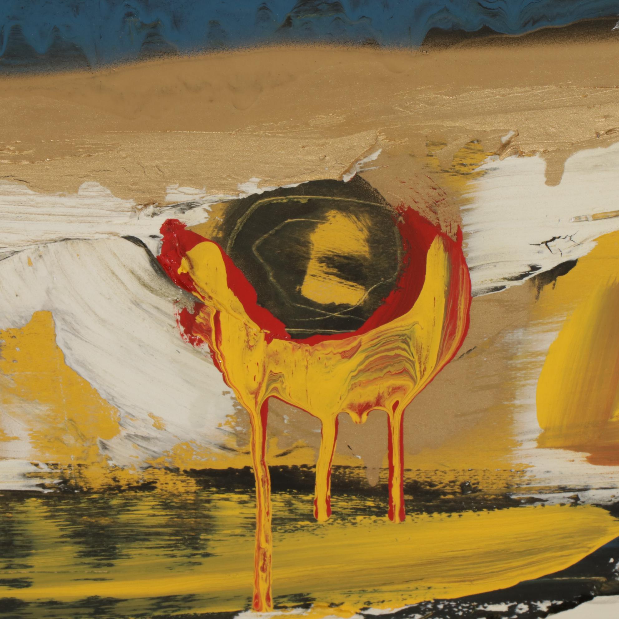 Anthony Eve Kemp Large-Scale Outsider Art Acrylic Painting, 2016