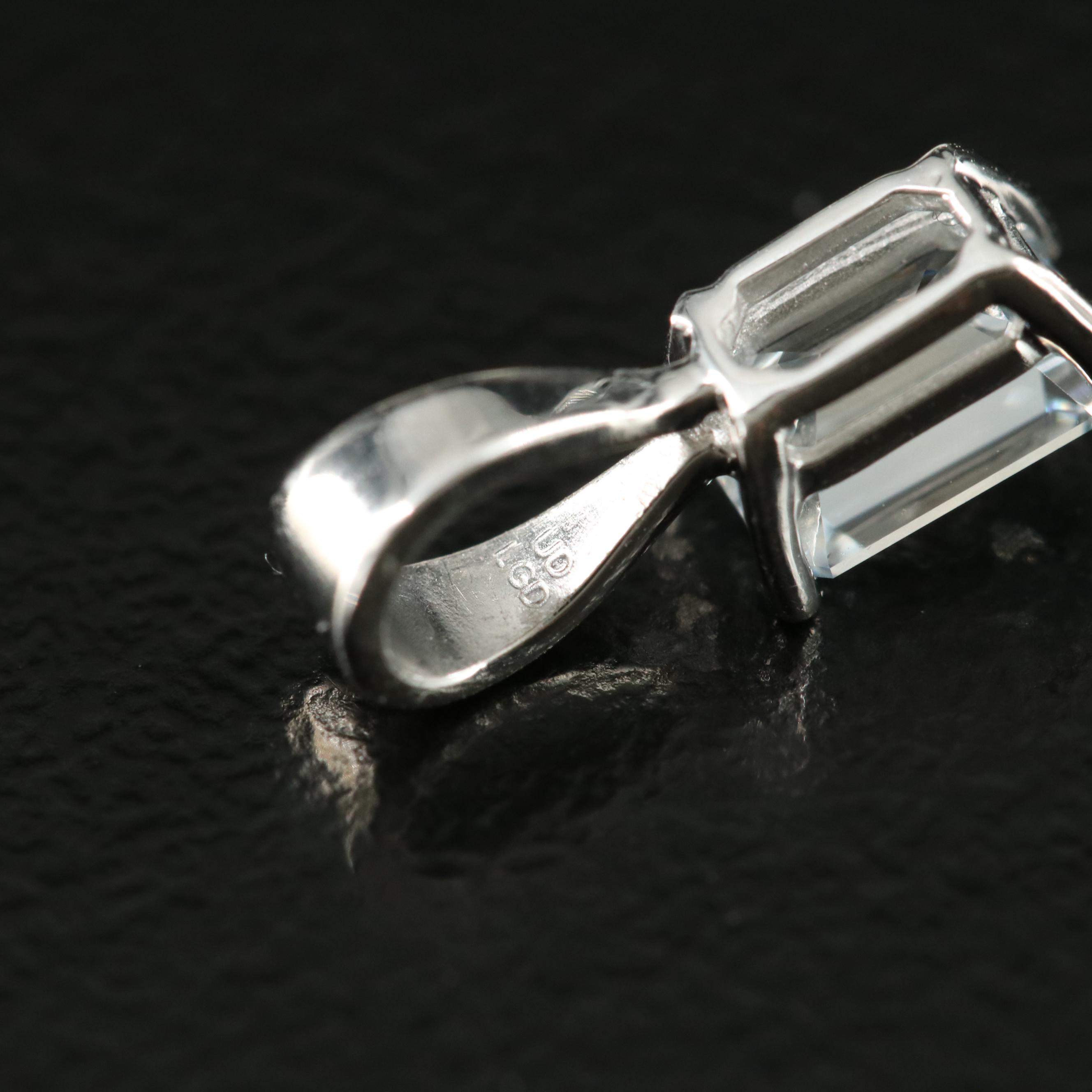 14K 0.48 CT Lab Grown Diamond Pendant