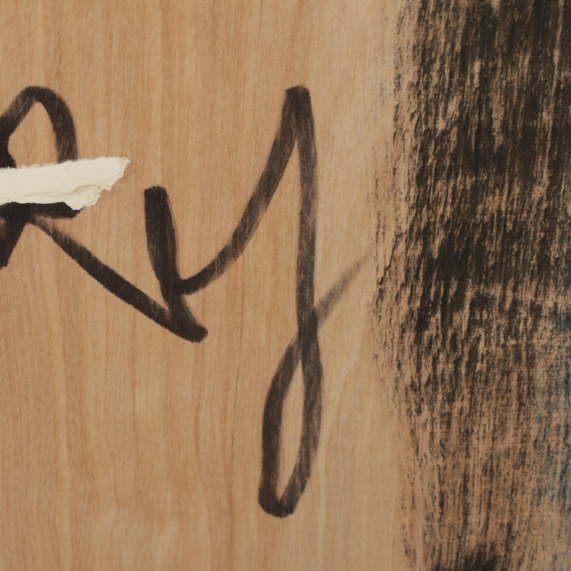 Anthony Eve Kemp Outsider Art Acrylic Painting, 2016