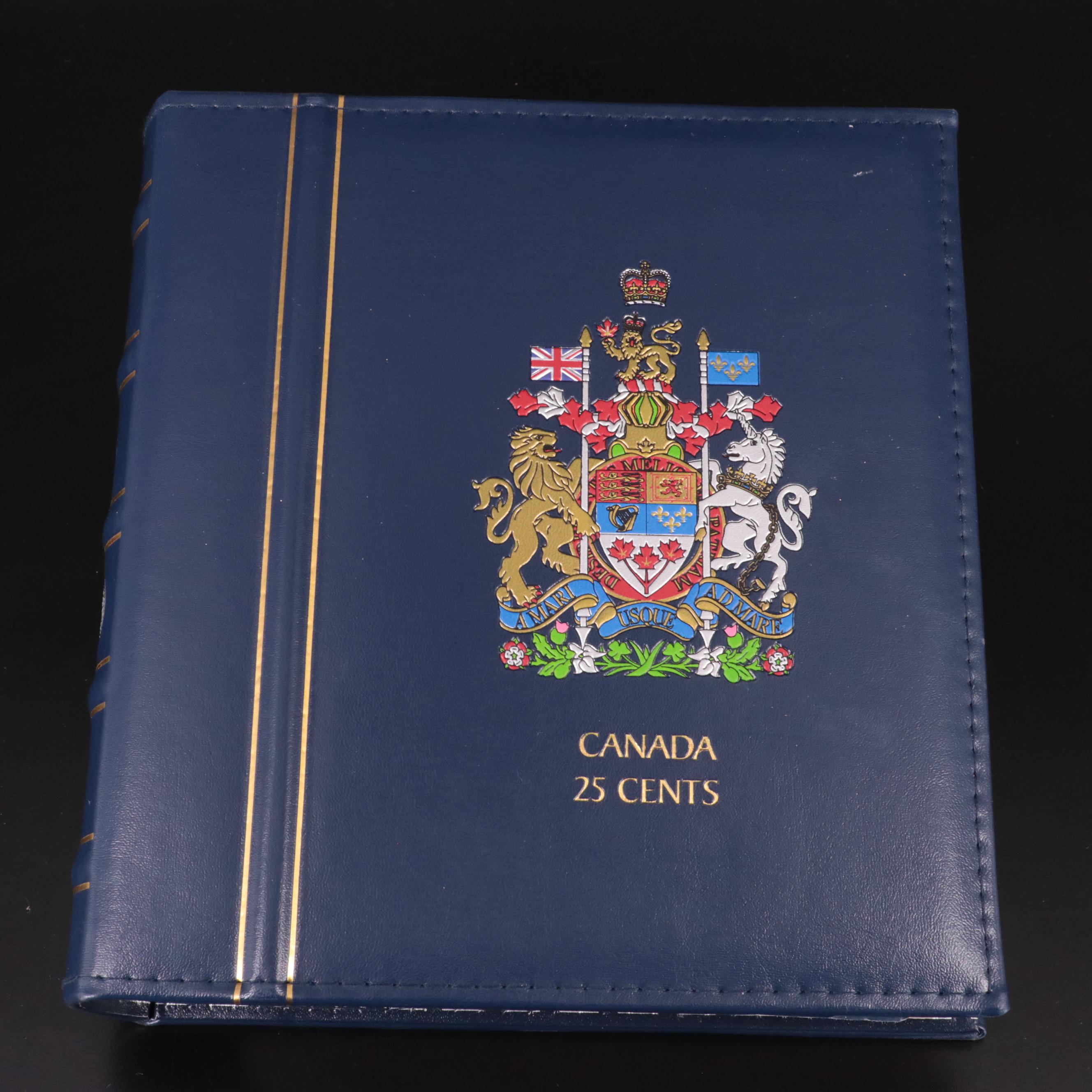 Canadian Quarter Collection in Lighthouse Leather Album