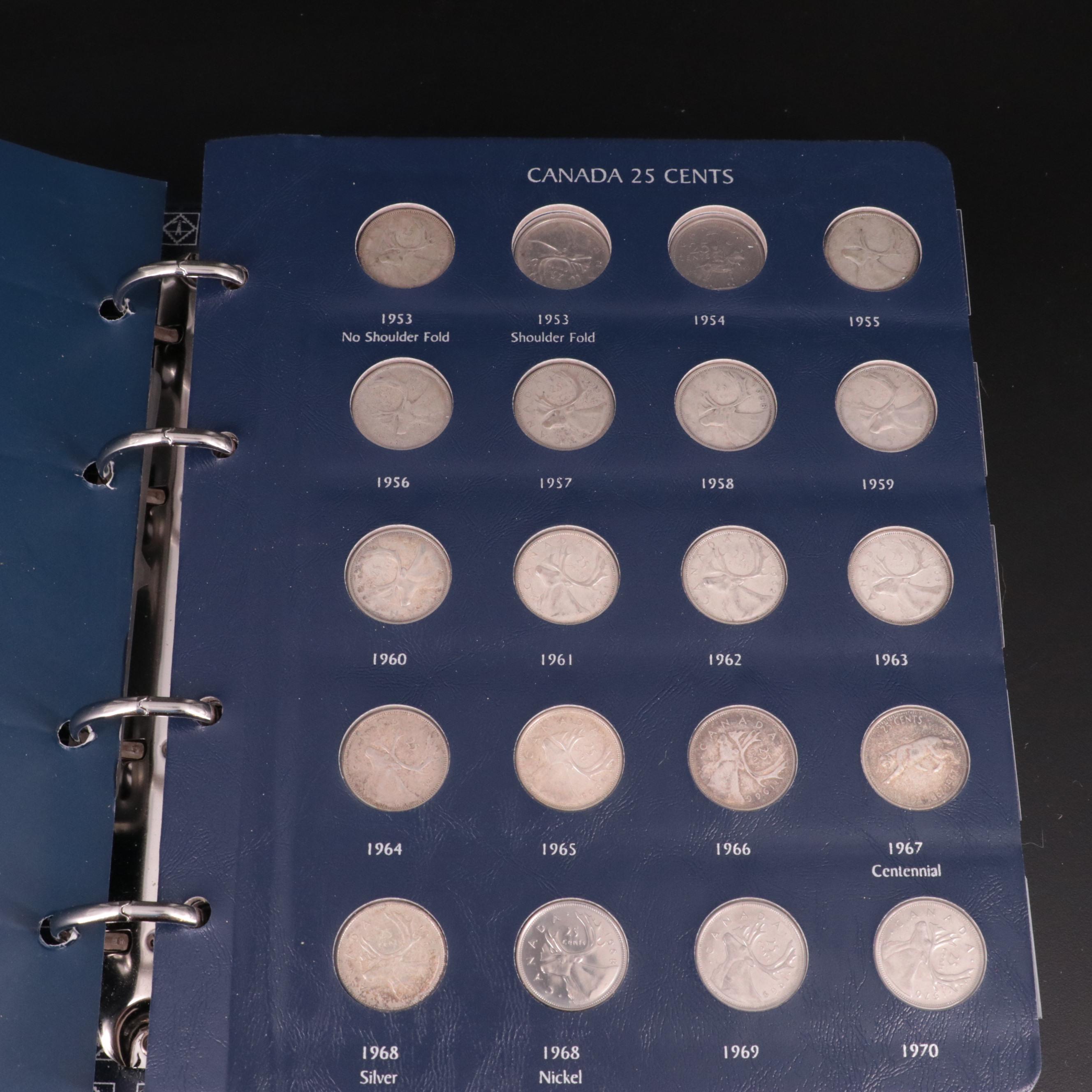 Canadian Quarter Collection in Lighthouse Leather Album