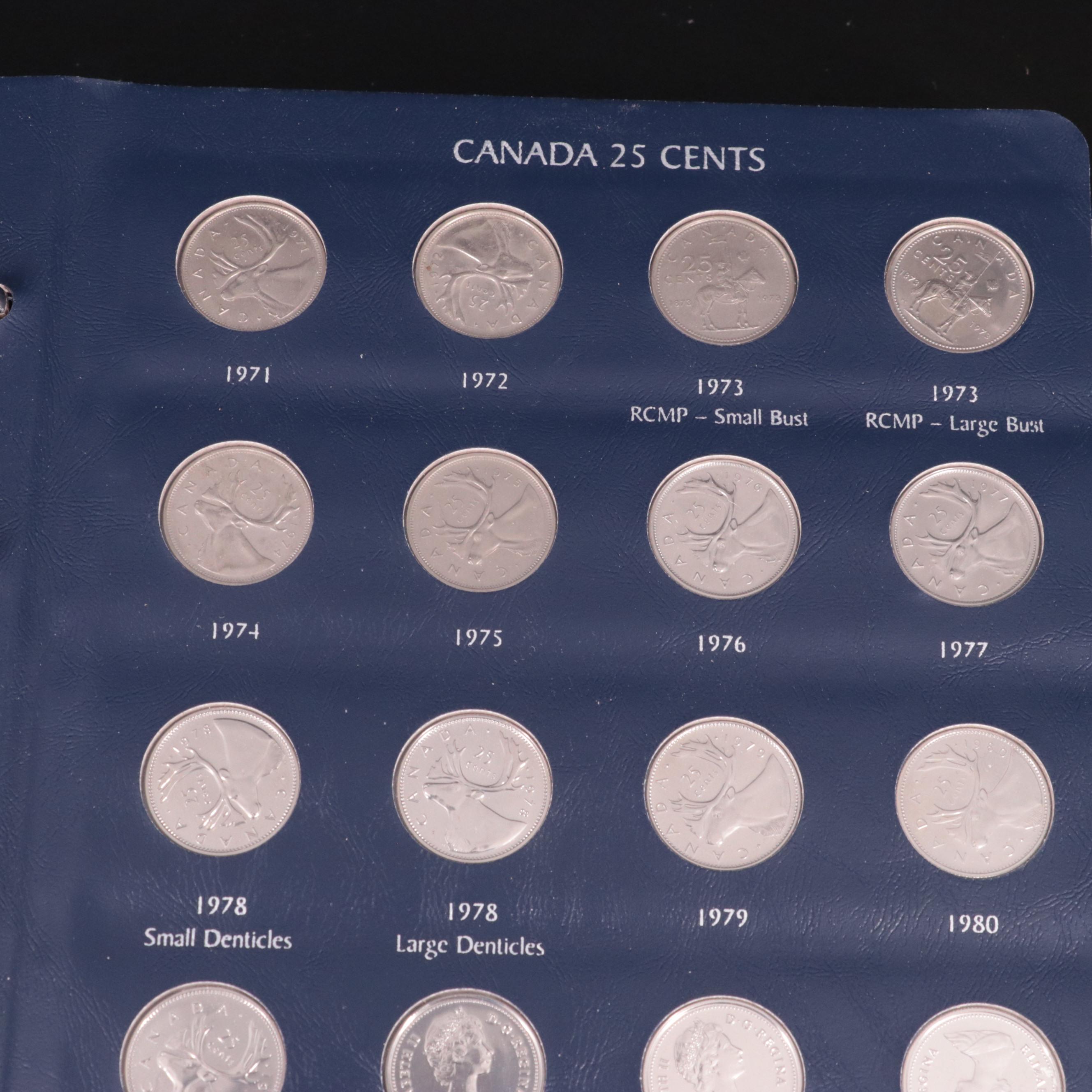 Canadian Quarter Collection in Lighthouse Leather Album