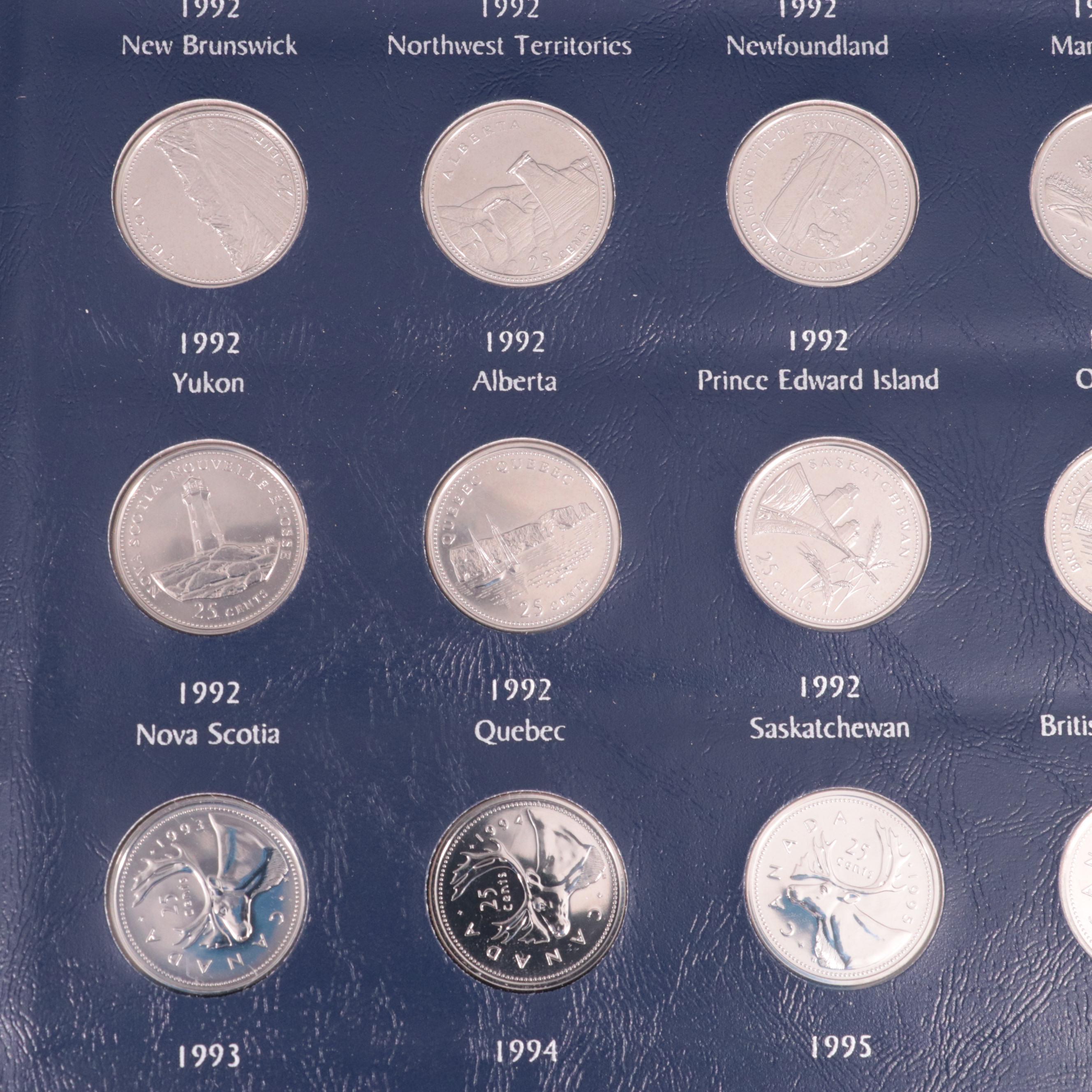 Canadian Quarter Collection in Lighthouse Leather Album