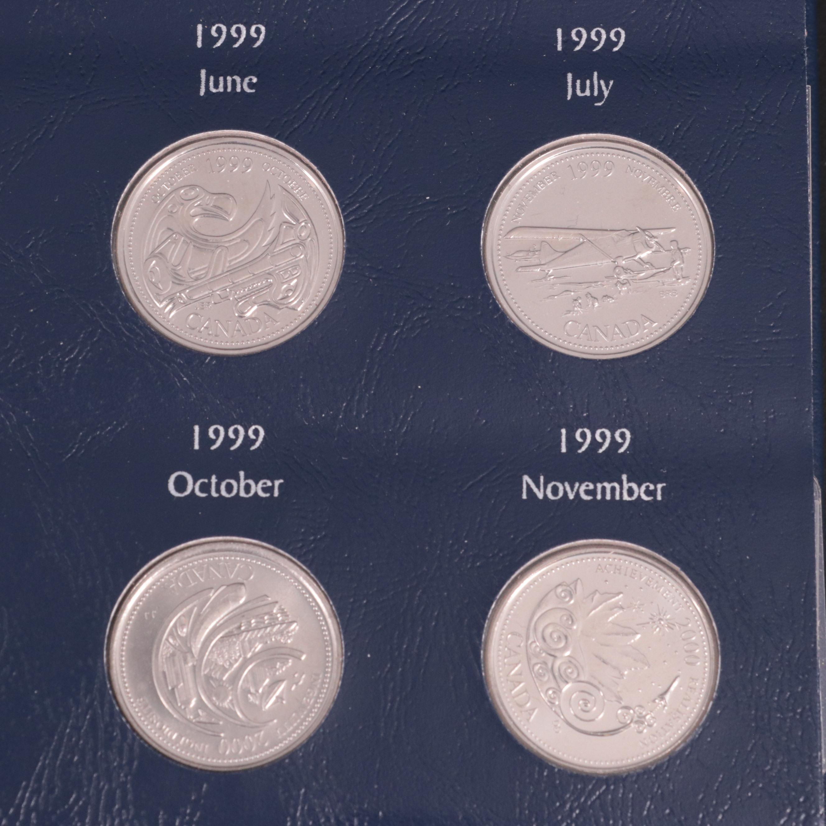 Canadian Quarter Collection in Lighthouse Leather Album