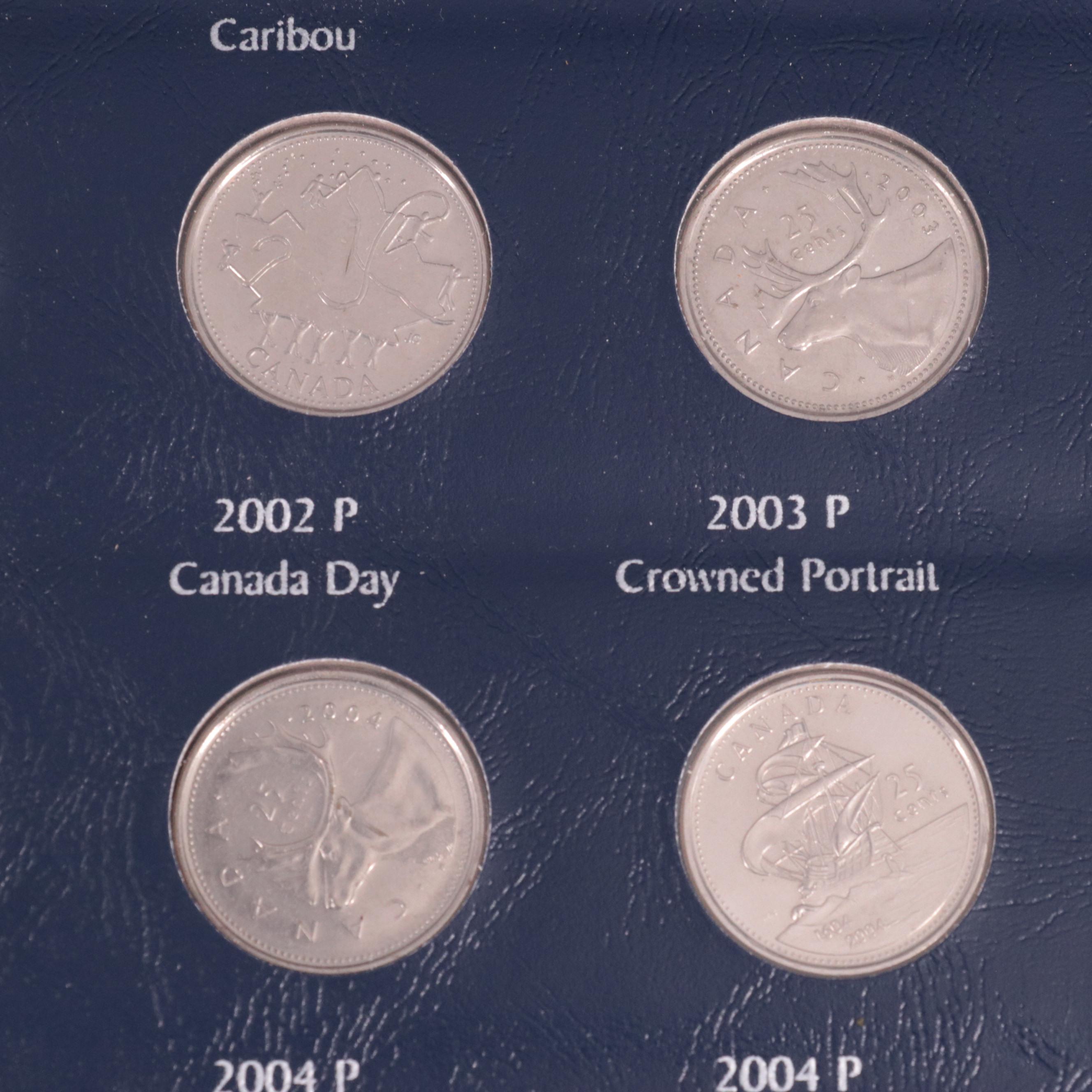 Canadian Quarter Collection in Lighthouse Leather Album