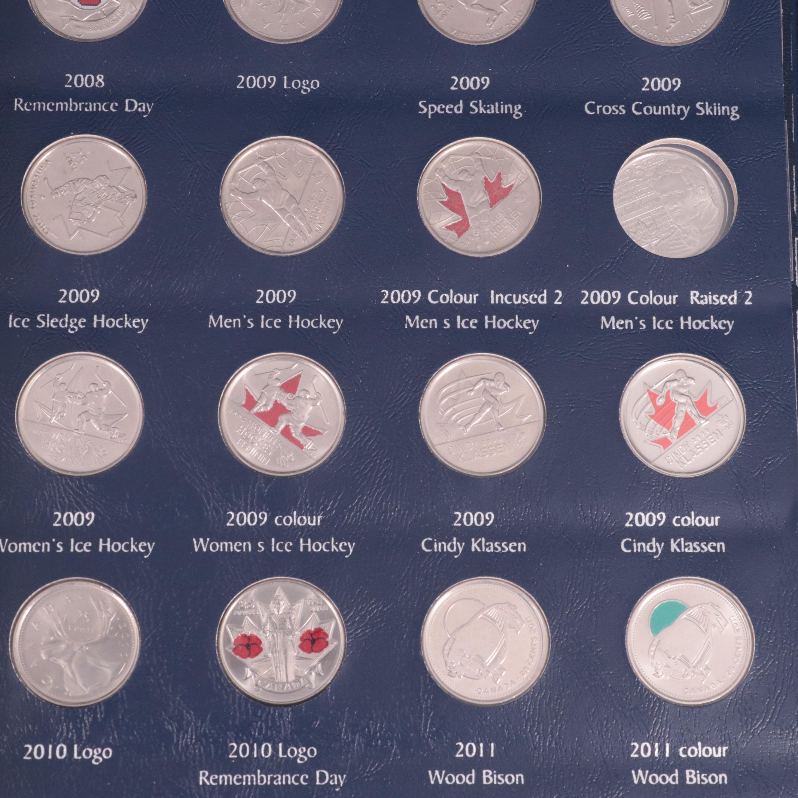 Canadian Quarter Collection in Lighthouse Leather Album