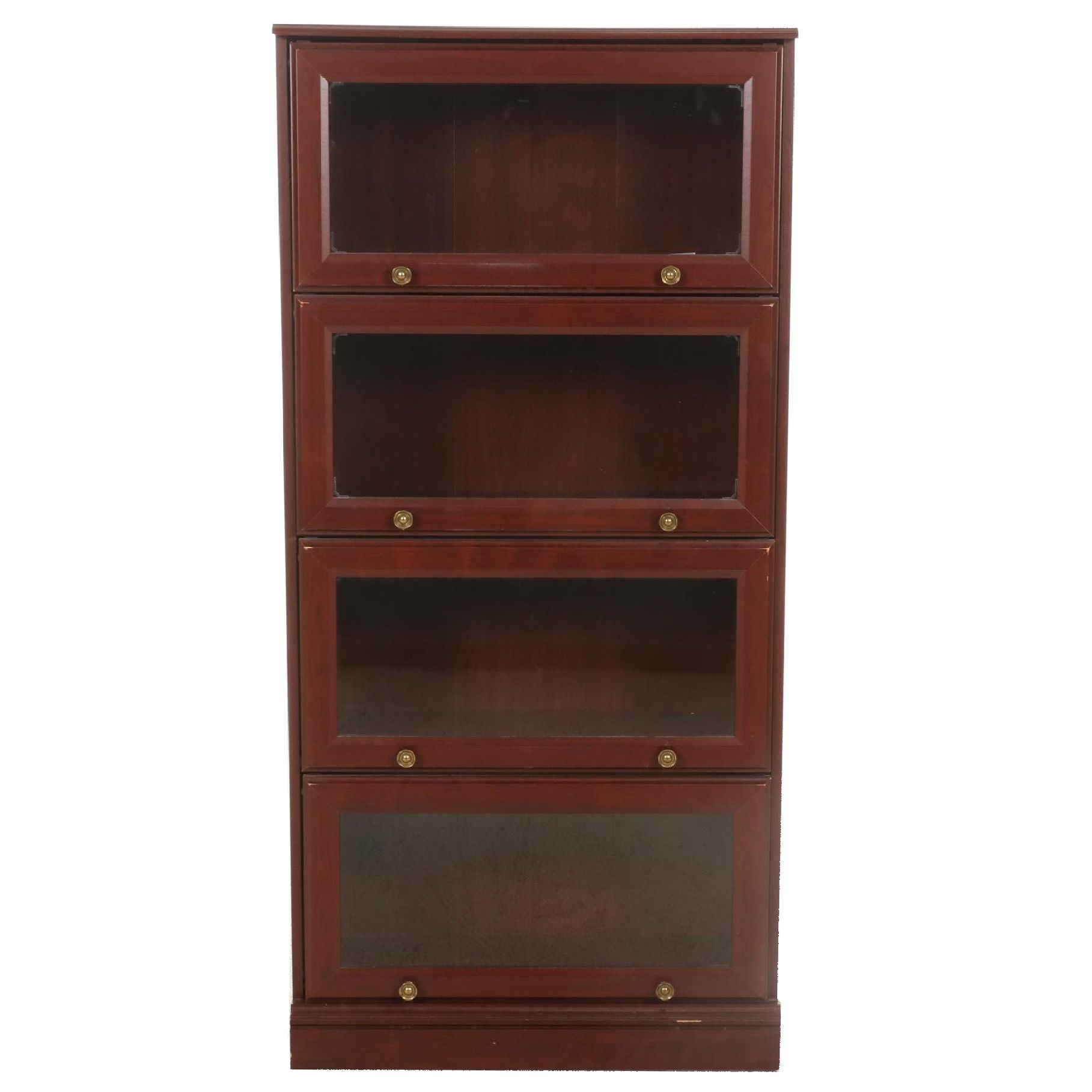 Contemporary Barrister's Style Bookcase